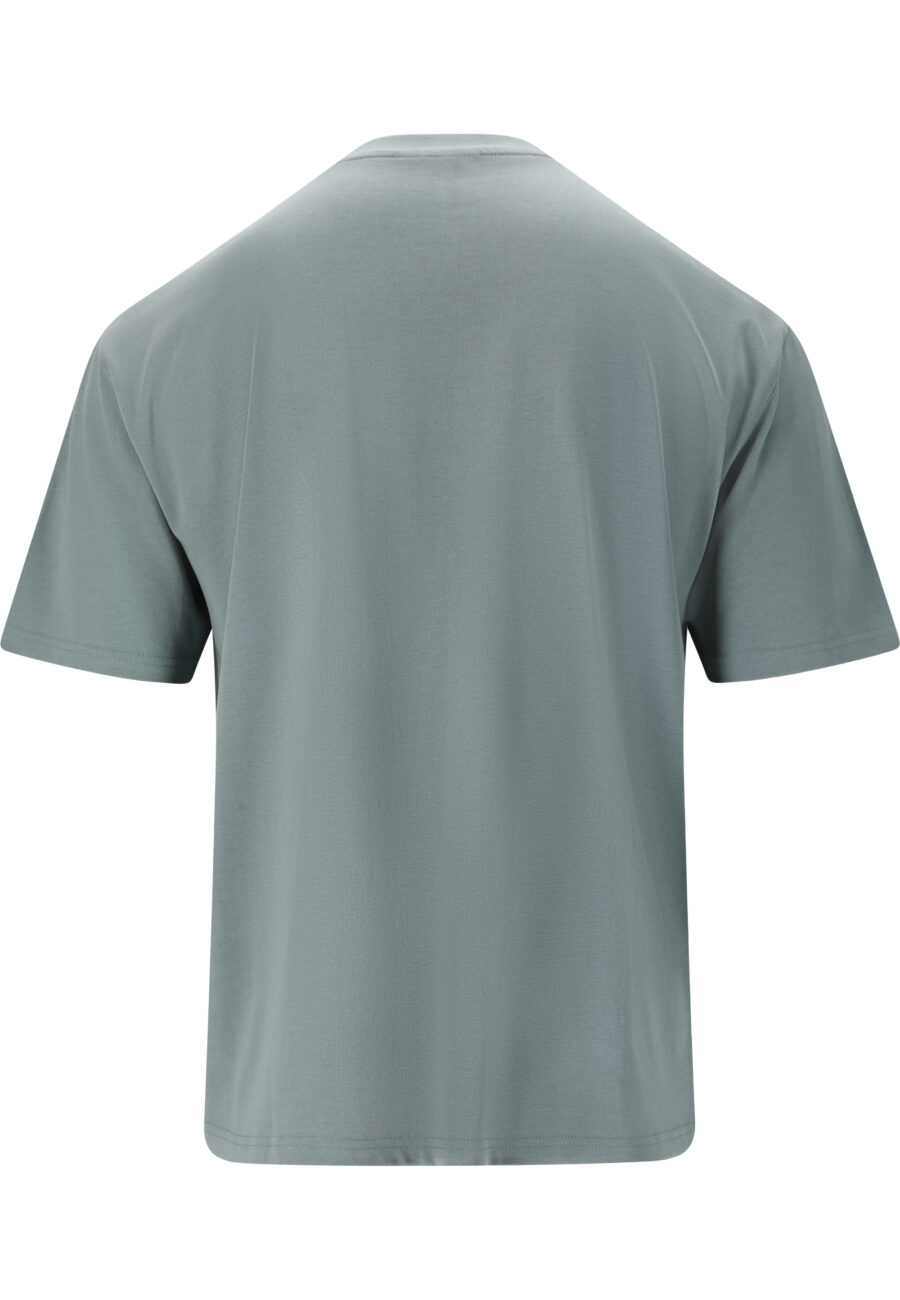 Virtus Josephy Short Sleeve Cotton T-Shirt, Stormy Sea - Image 5