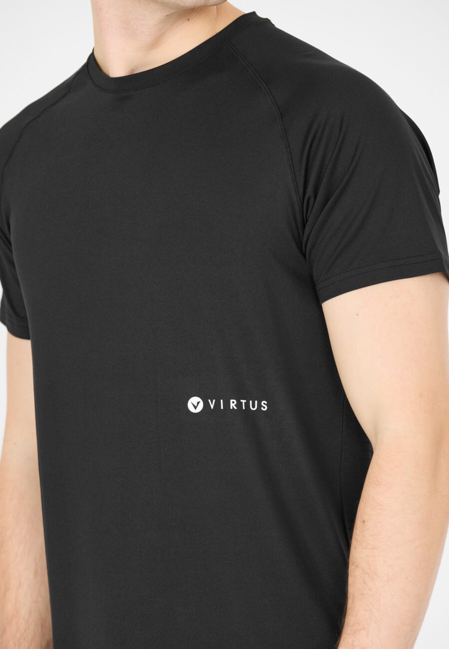 Virtus Leroy Lightweight T-Shirt, Black - Image 6