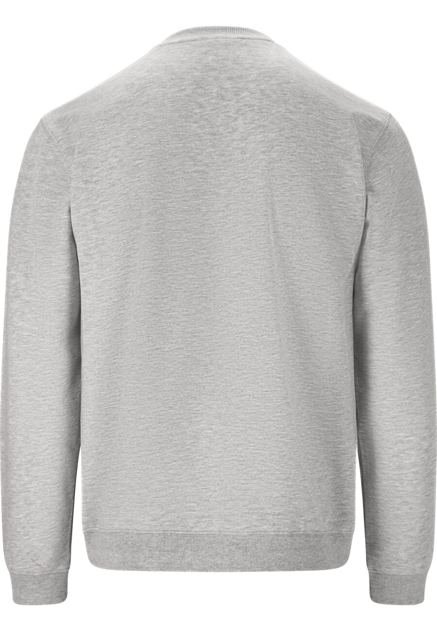Virtus Kayden Comfortable Crew Neck Sweatshirt, Light Grey Melange - Image 6