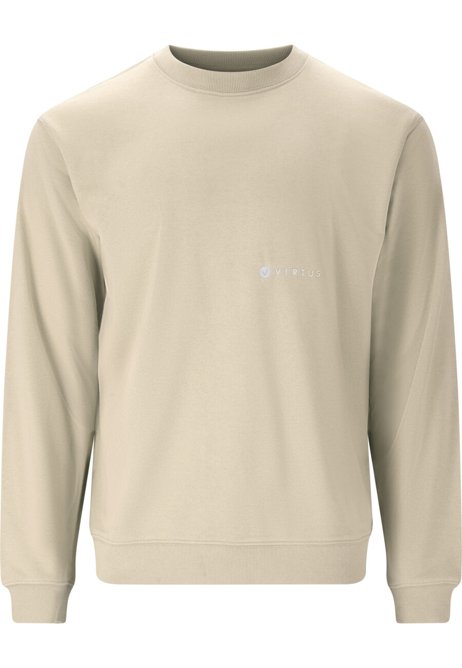 Virtus Kayden Comfortable Crew Neck Sweatshirt, Dove - Image 9