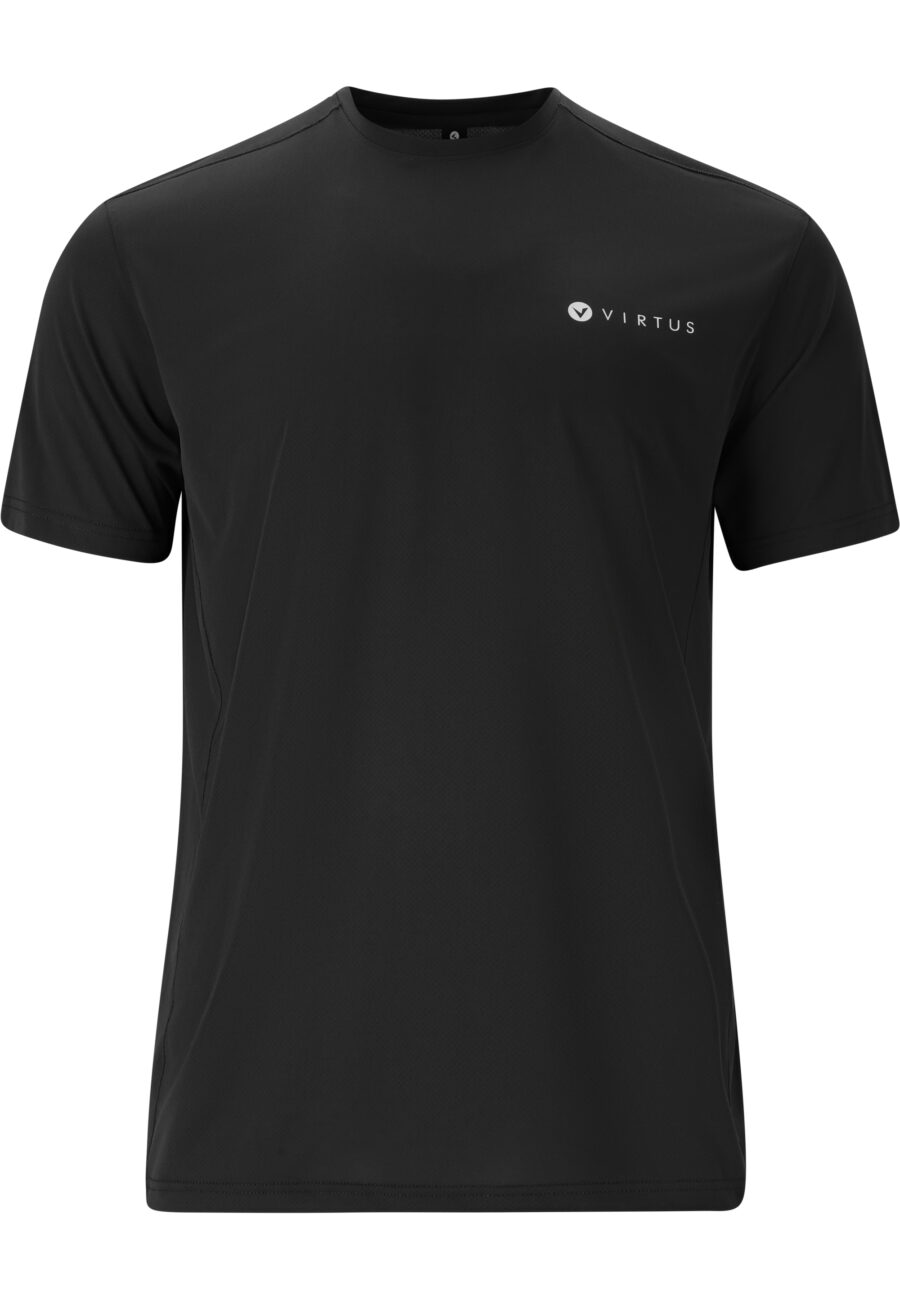Virtus Finnian Stylish Short Sleeve T-shirt, Black - Image 5