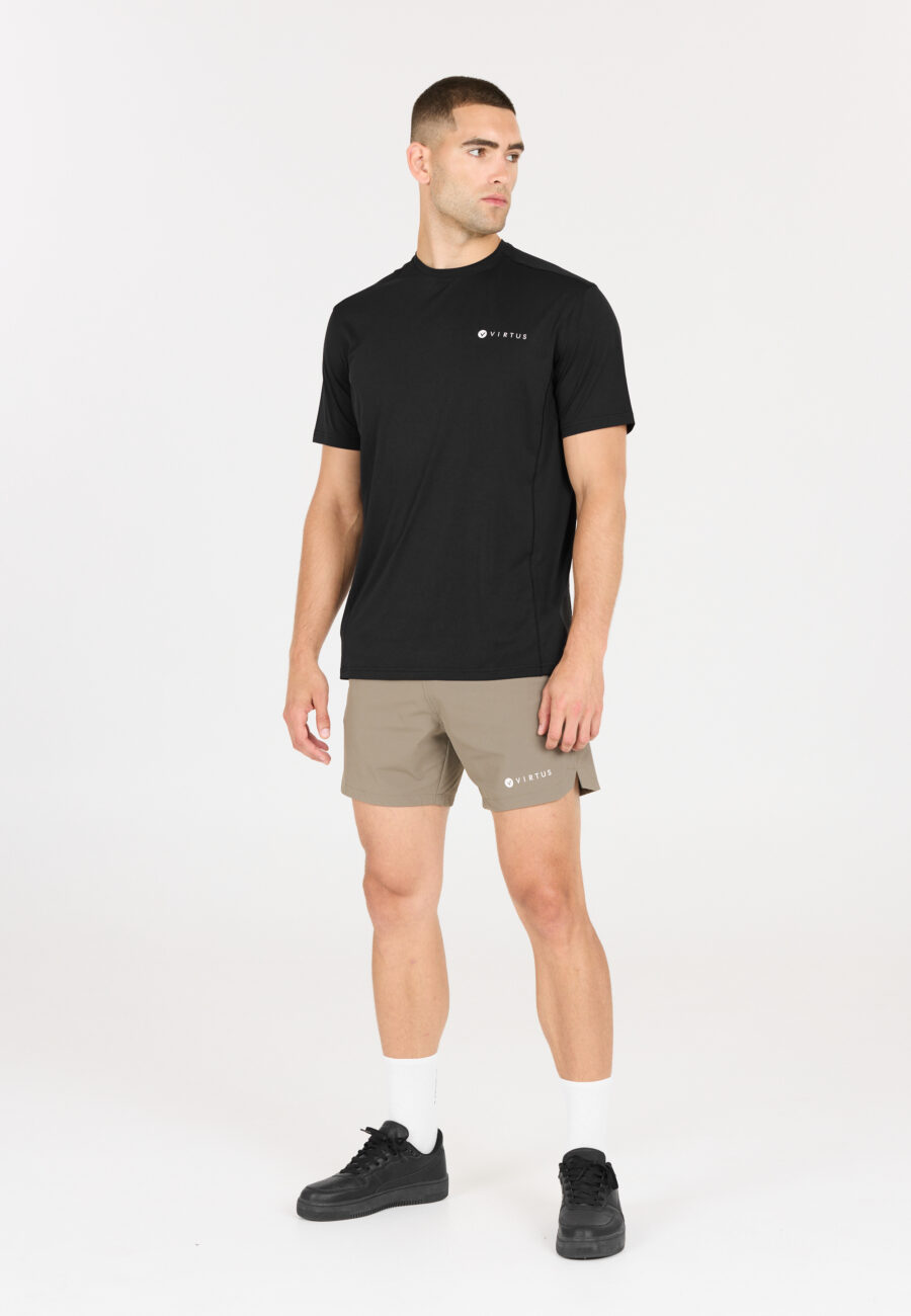 Virtus Finnian Stylish Short Sleeve T-shirt, Black