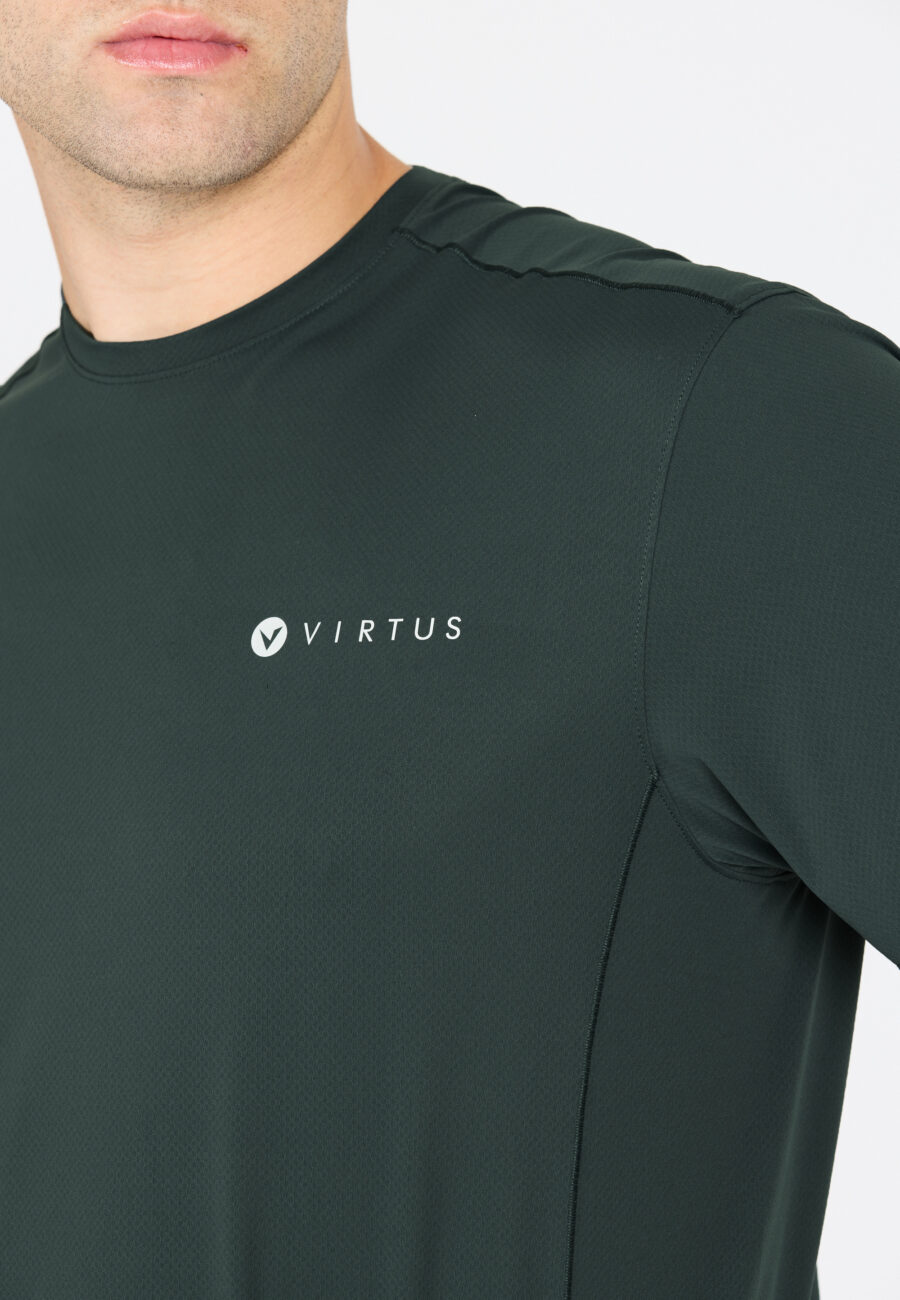 Virtus Finnian Stylish Short Sleeve T-shirt, Dusty Forest - Image 2