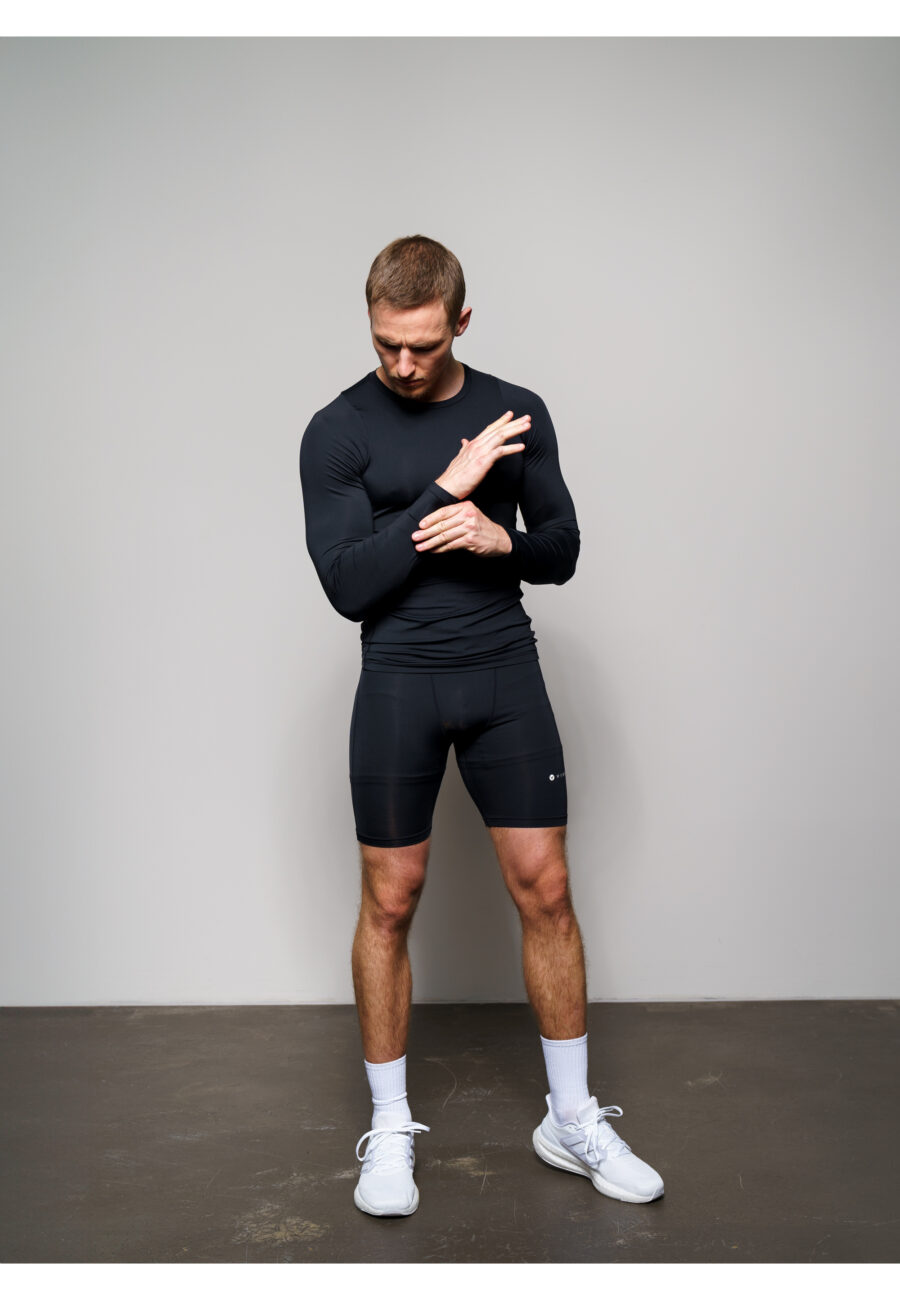 Virtus Baselayer Performance Short Leggings, Black - Image 14