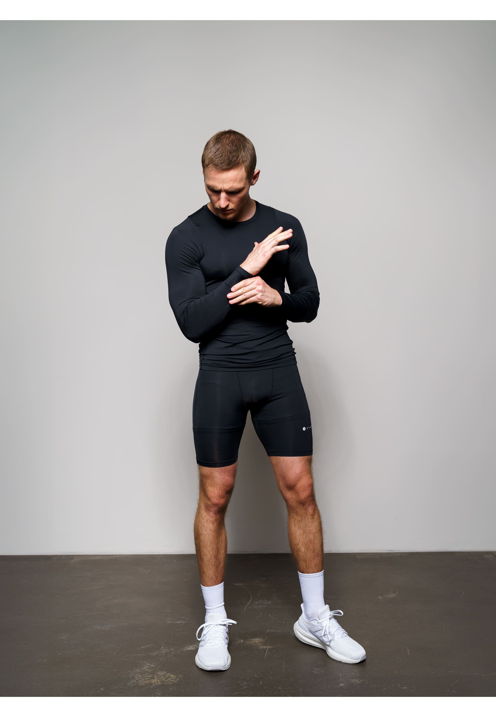 Virtus Baselayer Performance Short Leggings, Black - Image 14