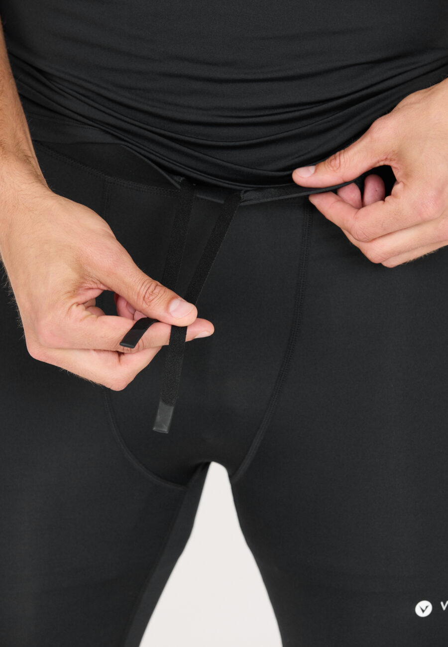 Virtus Baselayer Performance Short Leggings, Black - Image 7