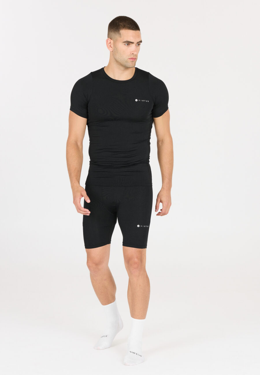 Virtus Baselayer Performance Short Leggings, Black - Image 5