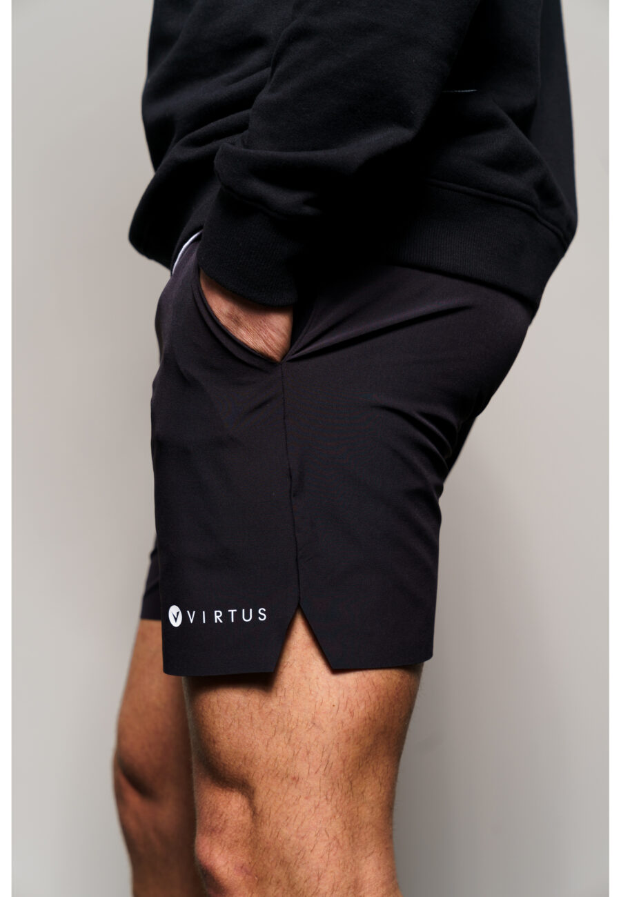 Virtus Berk Shorts - Premium Comfort Fit, Black - Image 2
