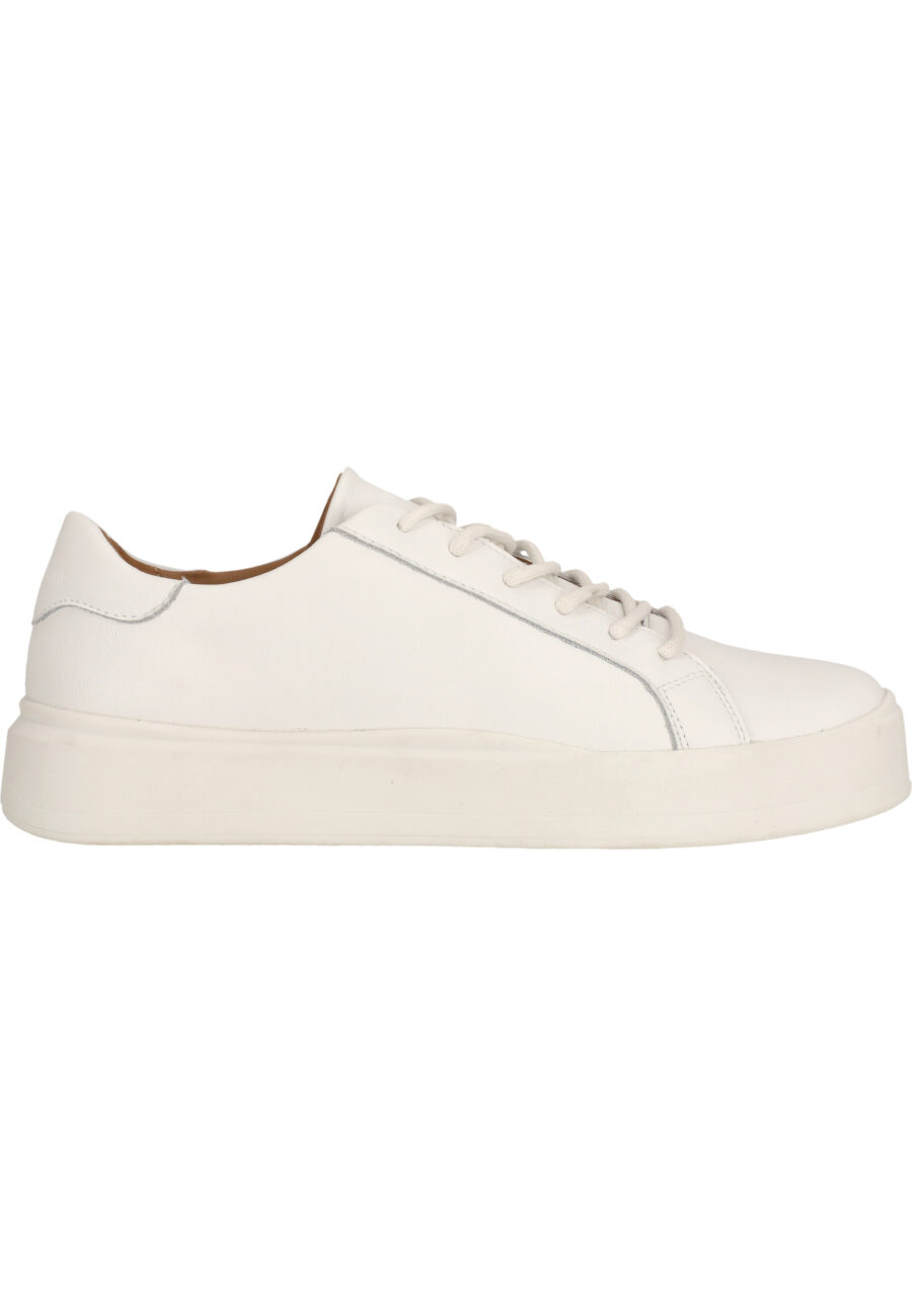 Virtus Britan Casual Leather Sneakers, White - Image 16