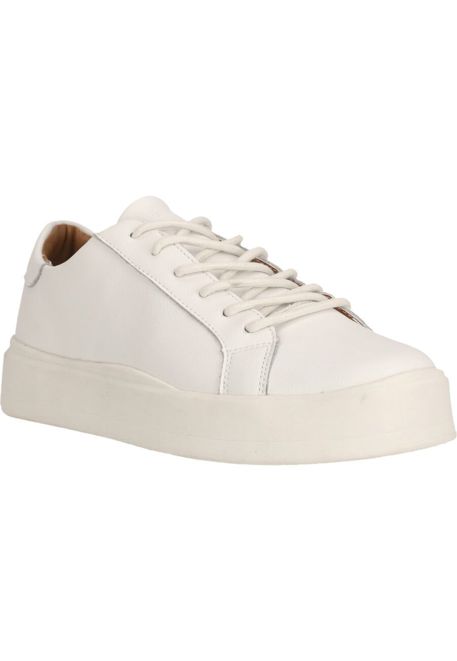 Virtus Britan Casual Leather Sneakers, White
