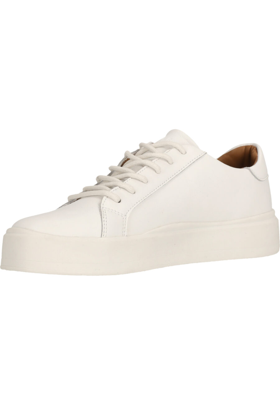 Virtus Britan Casual Leather Sneakers, White - Image 13