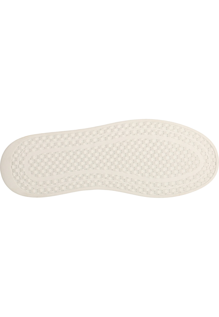 Virtus Britan Casual Leather Sneakers, White - Image 9