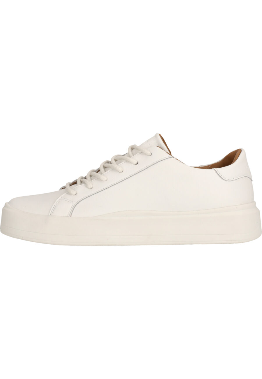 Virtus Britan Casual Leather Sneakers, White - Image 8