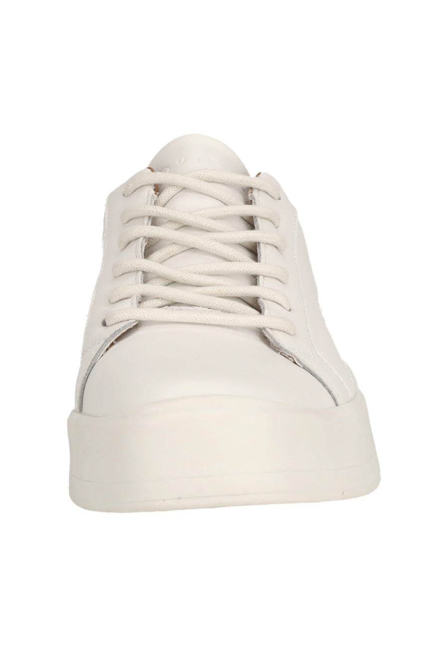 Virtus Britan Casual Leather Sneakers, White - Image 6