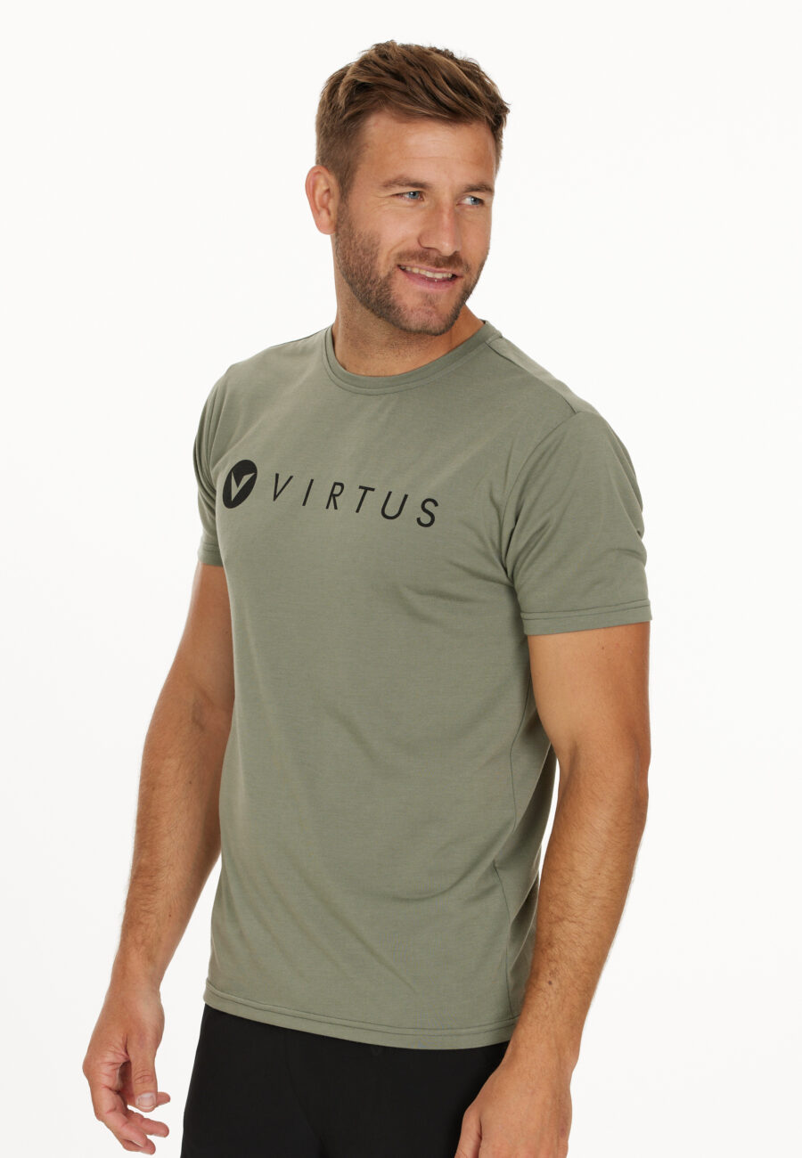 Virtus Edwardo Short Sleeve Logo T-shirt, Smoked Sage