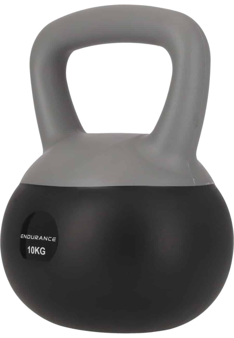 Endurance Fitness Silicone Kettlebell 10kg, Charcoal Gray - Image 3