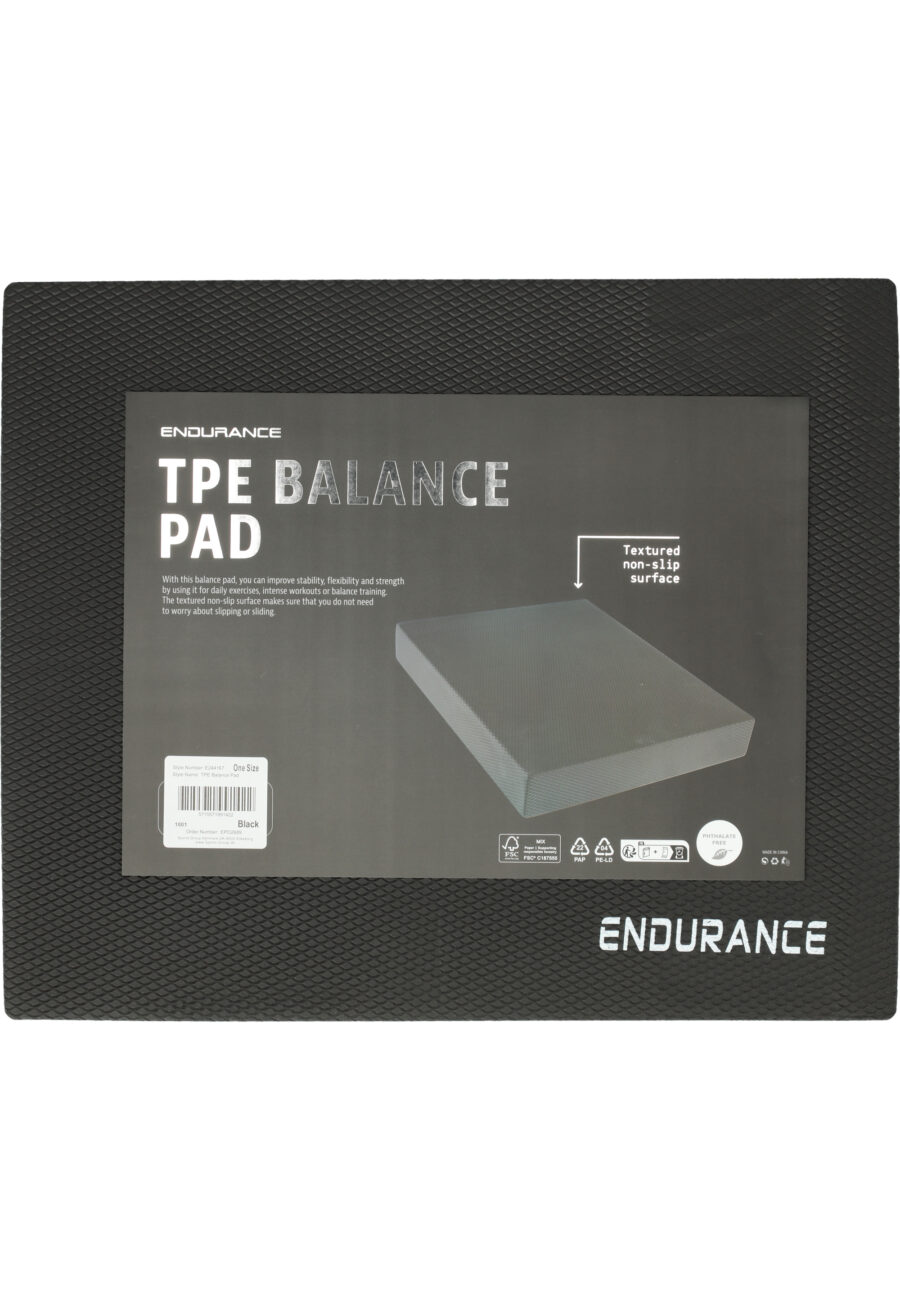 Endurance Balance Pad for Fitness Training, Black - Image 4