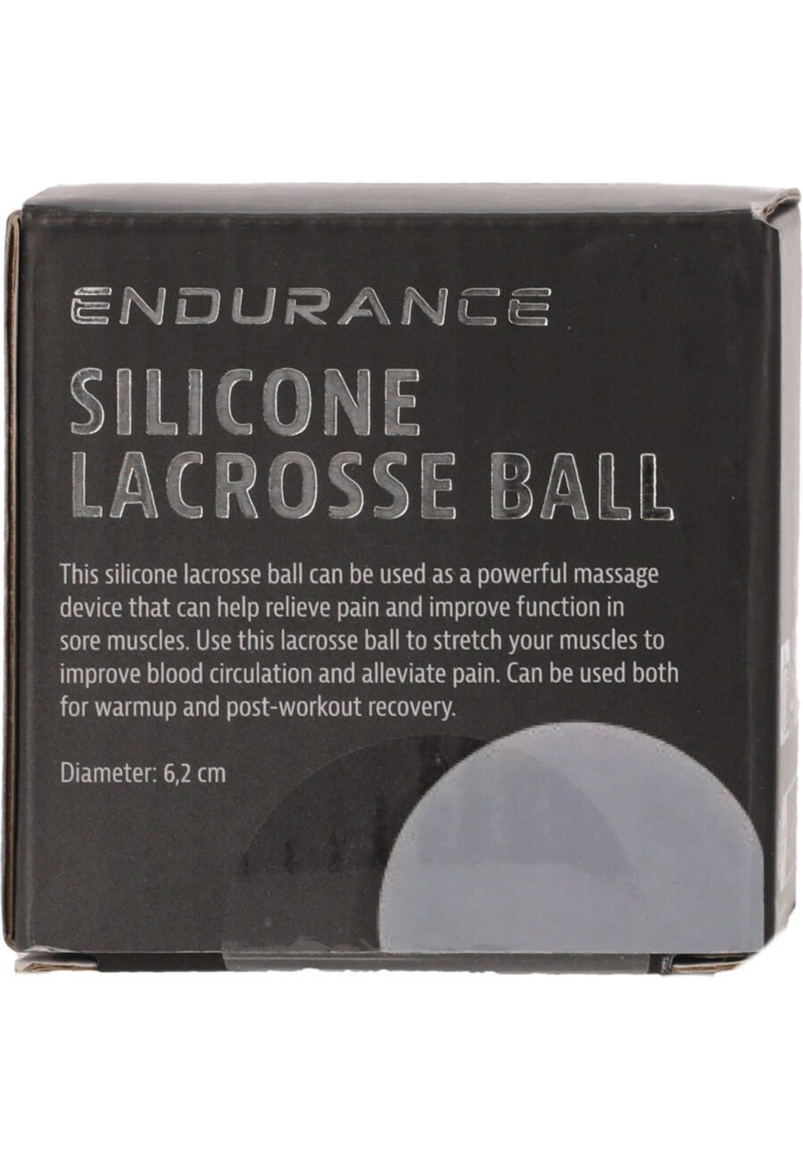 Endurance Performance Silicone Lacrosse Ball, Charcoal Gray - Image 4