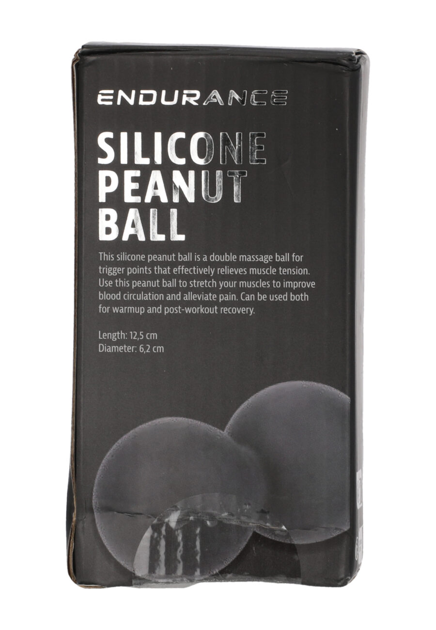 Endurance Silicone Peanut Balance Ball, Black - Image 5