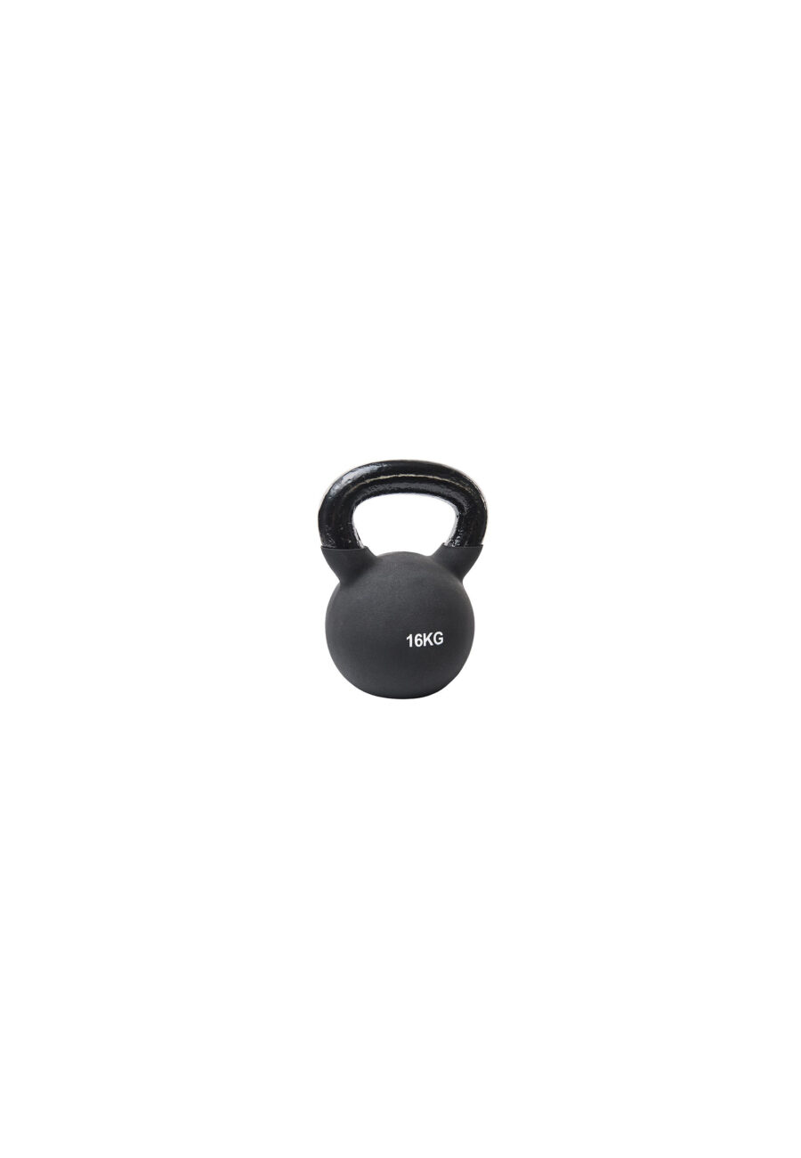 Endurance Fitness Kettlebell 16 kg for Home Workouts, Black