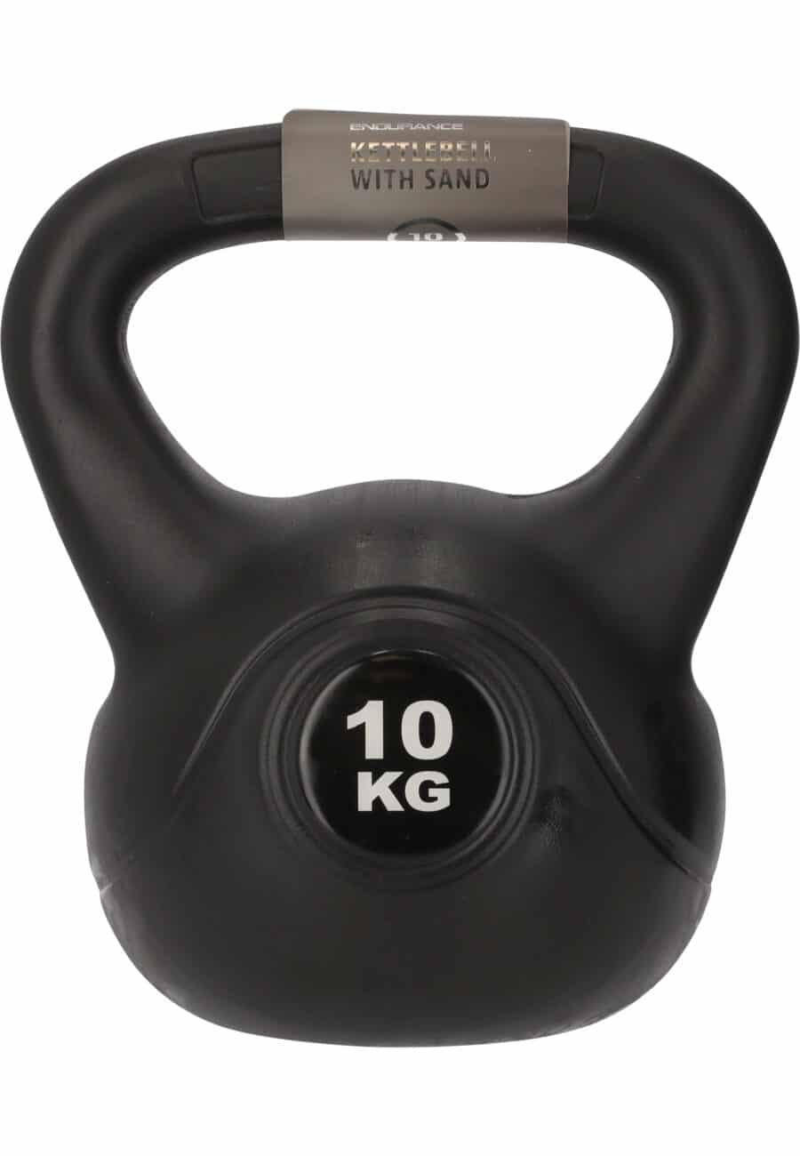 Endurance Powerful 10 KG Kettlebell, Black - Image 4