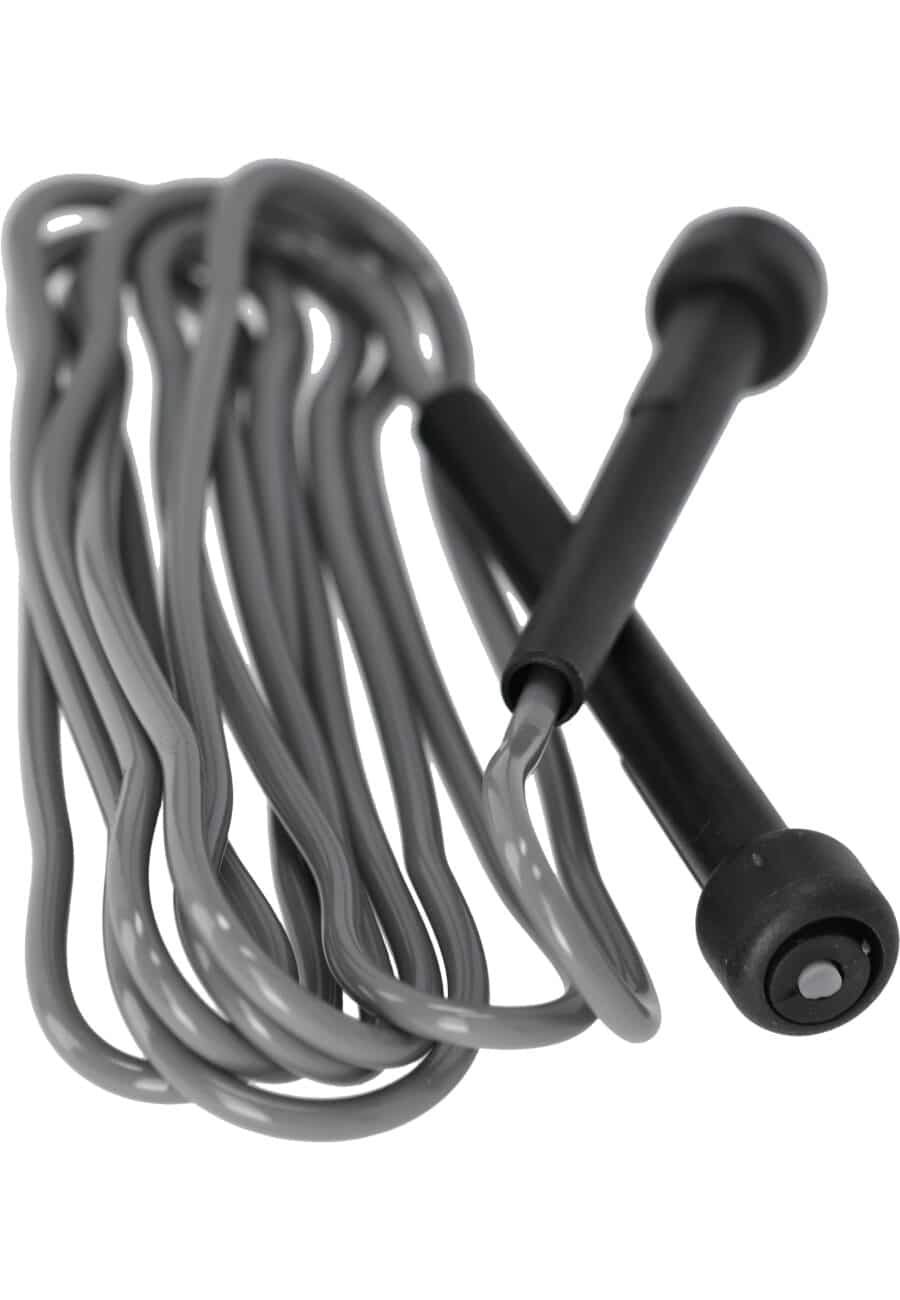 Endurance Jump Rope Lightweight Thin Grip, Frost Gray - Image 3