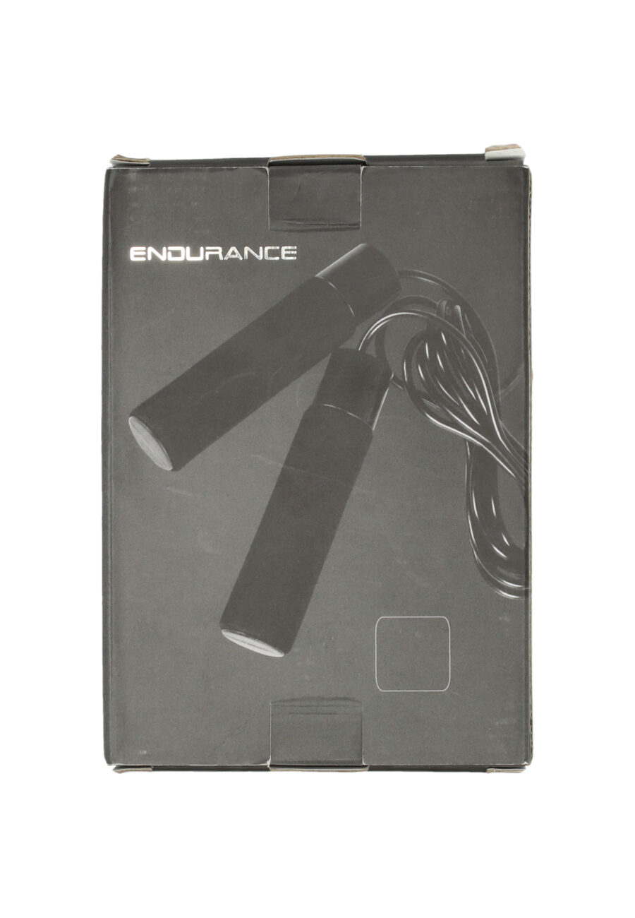 Endurance Jump Rope with Weighted Handles, Black - Image 4
