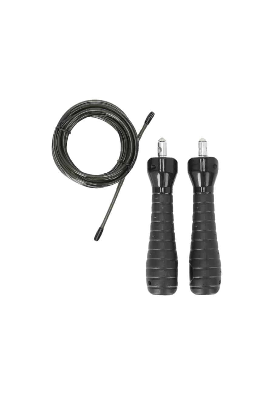 Endurance Fitness Cable Jump Rope, Black - Image 6