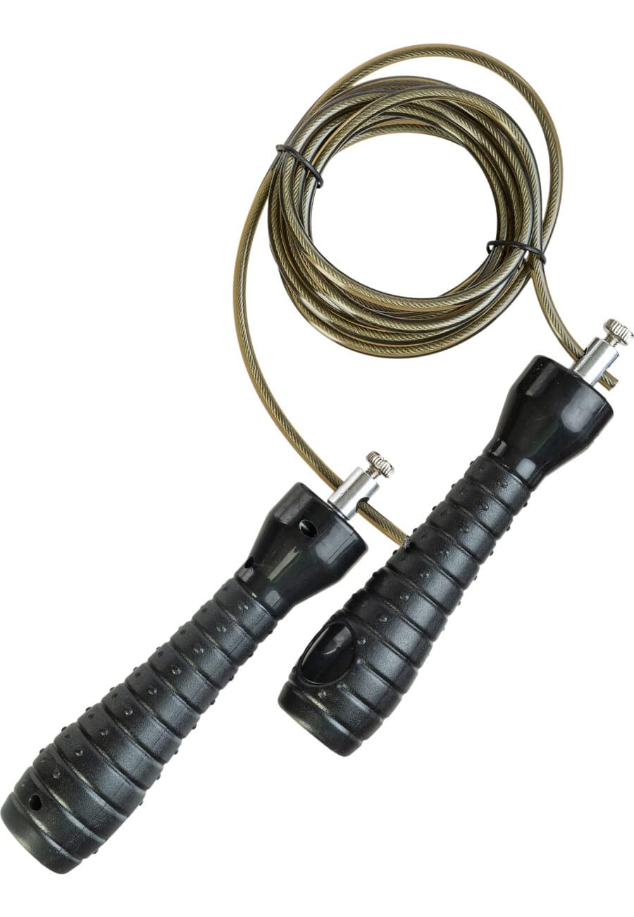Endurance Fitness Cable Jump Rope, Black - Image 2