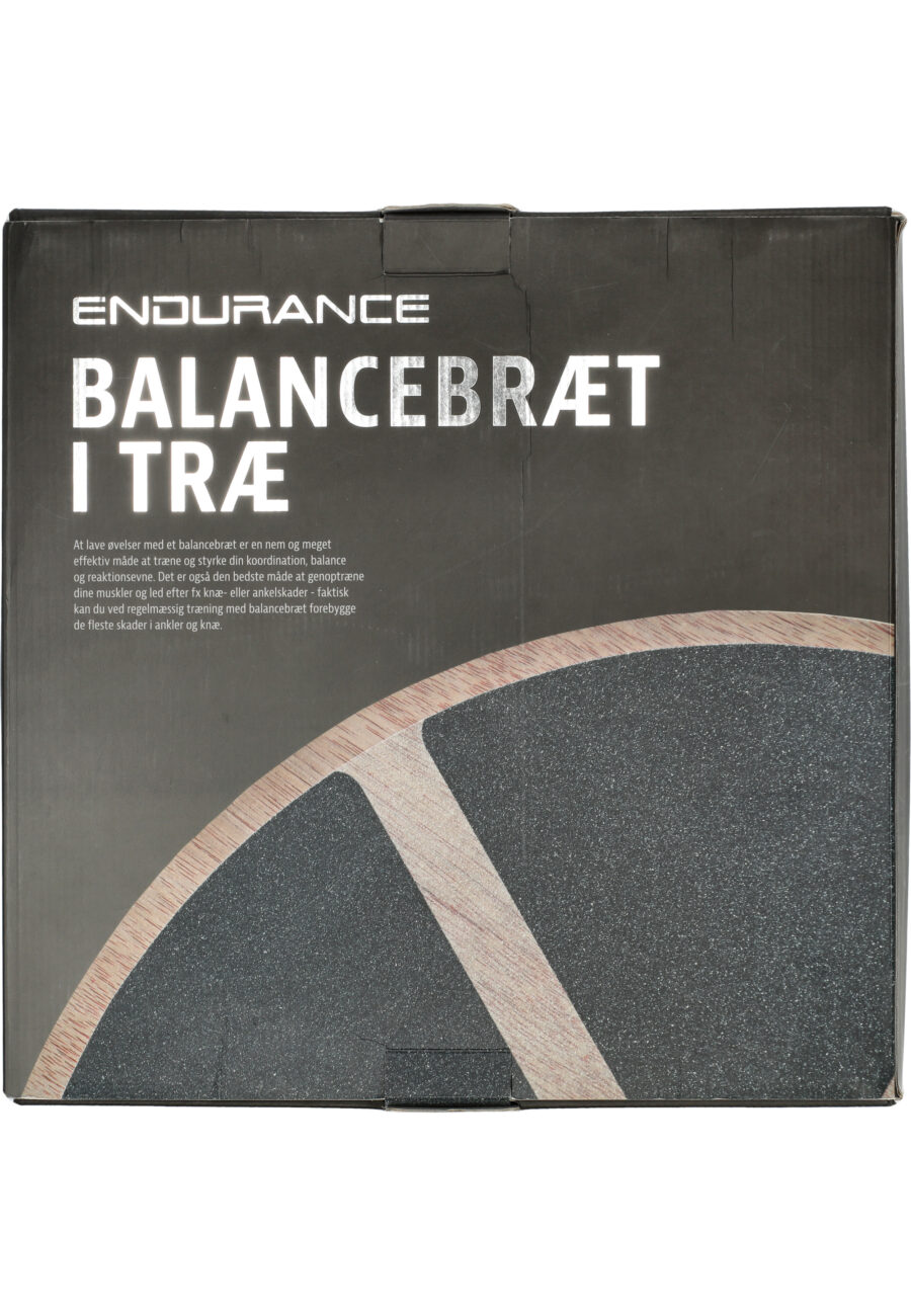 Endurance Wooden Balance Board 39.5 cm, Black - Image 2