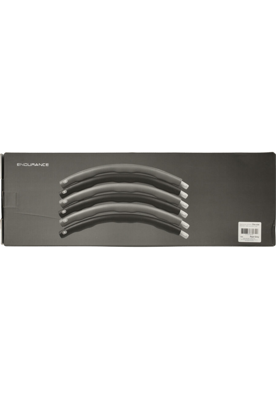 Endurance Hula-Hoop Fitness Trainer 1.2kg, Pearl Grey - Image 2