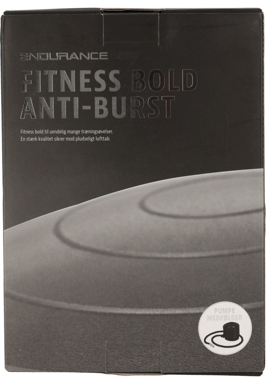 Endurance Fitness Gym Ball 75 CM Anti-Burst, silver - Image 6