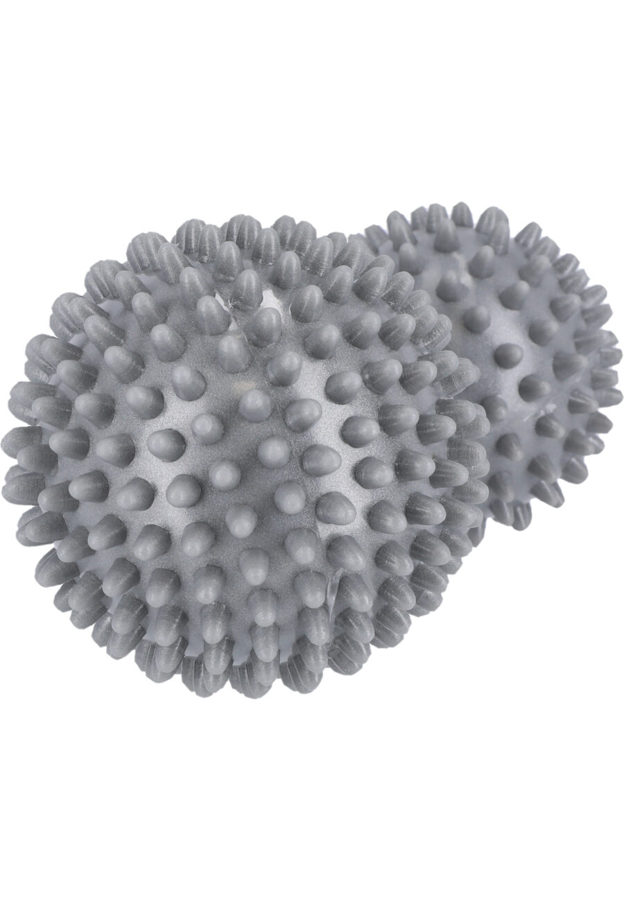 Endurance Hard Massage Ball Set of 2, silver