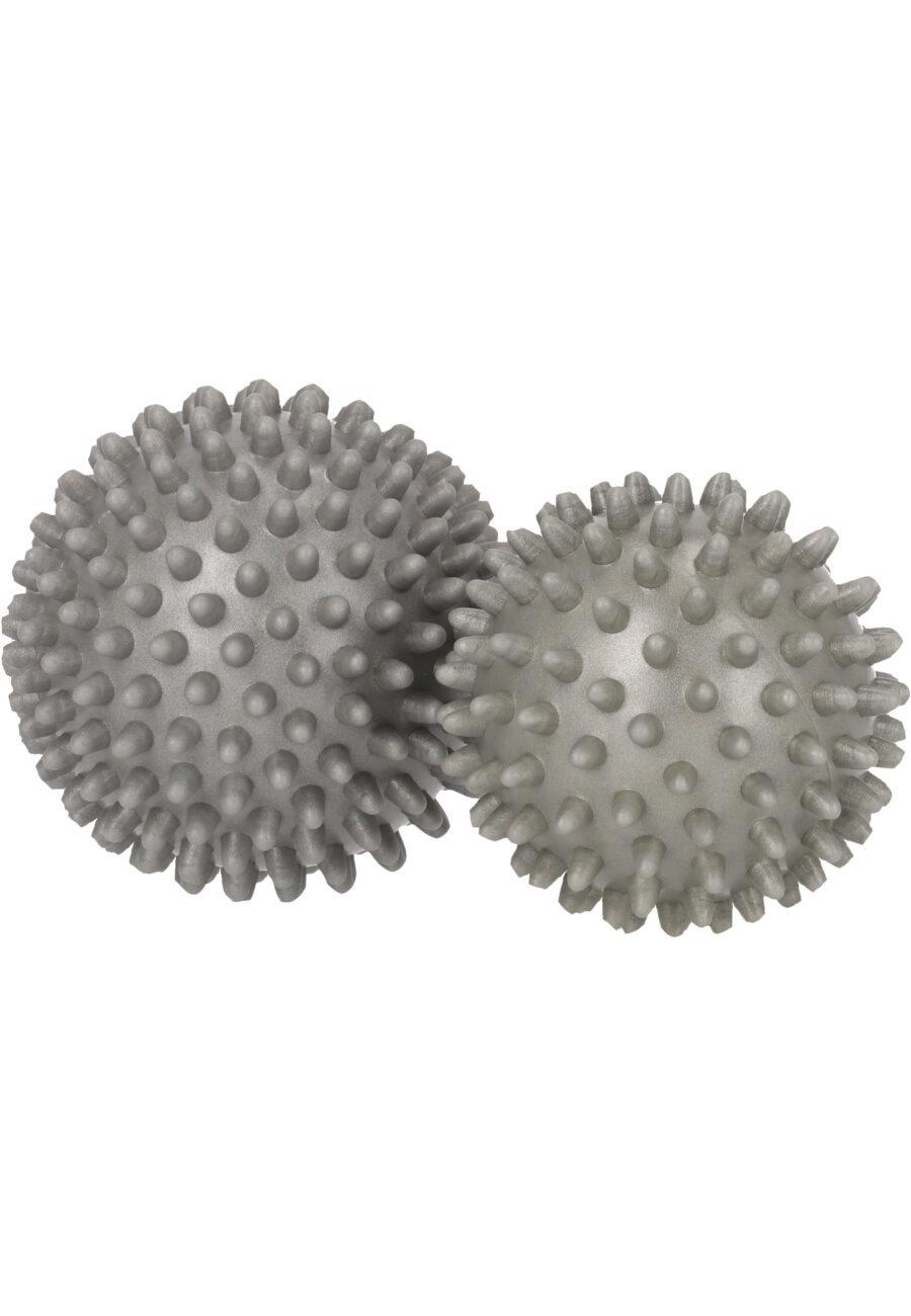 Endurance Soft Massage Balls for Fitness, silver