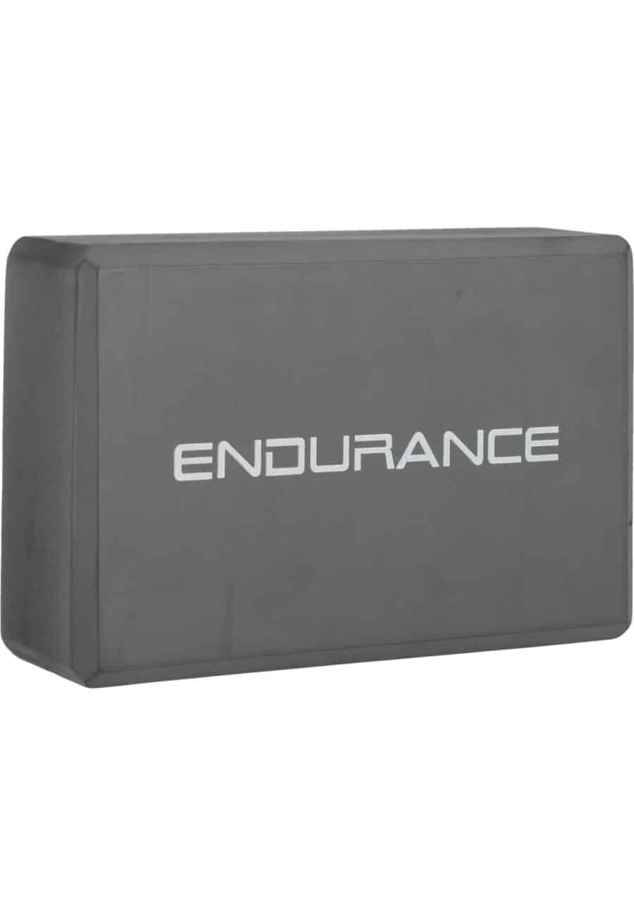 Endurance Yoga Brick Solid Support Block, Frost Gray