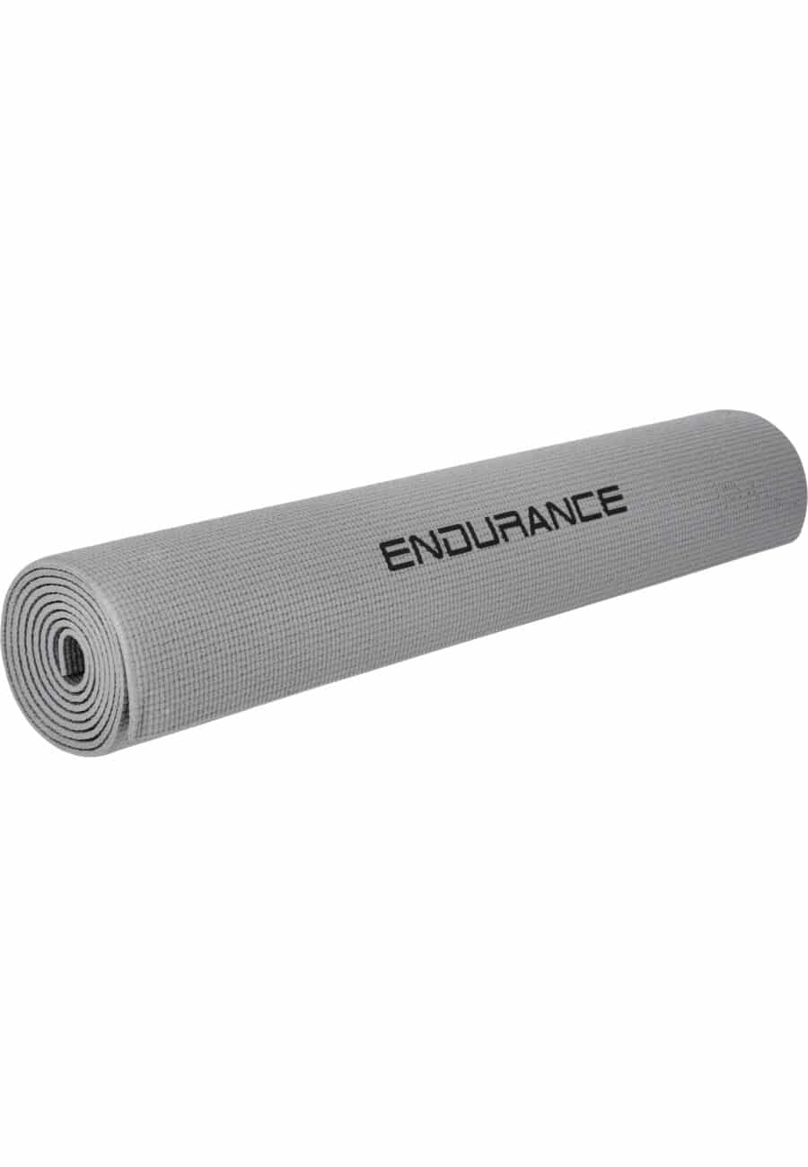 Endurance Yoga Mat 4mm Non-Slip Fitness Equipment, Pearl Grey - Image 4