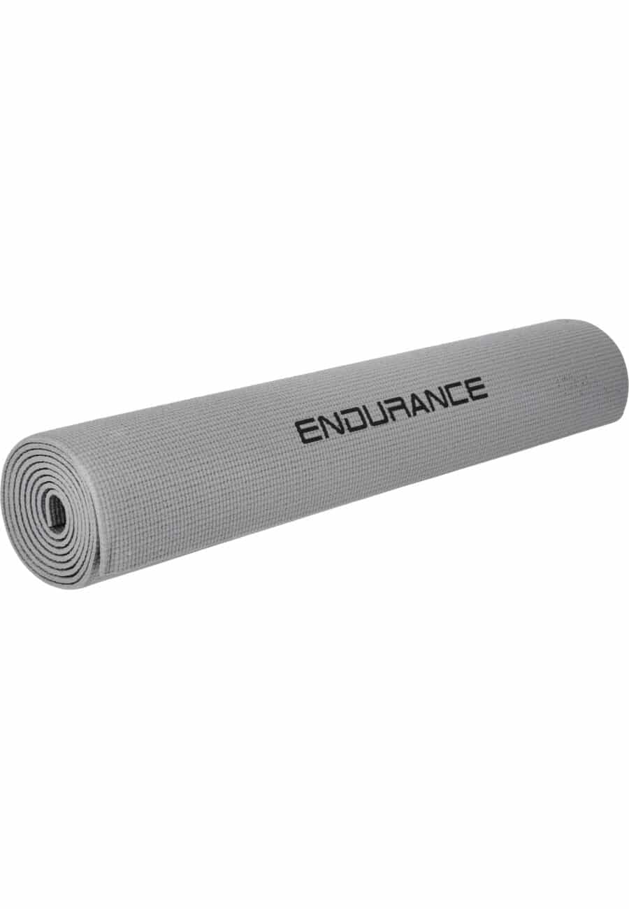 Endurance Yoga Mat 4mm Non-Slip Fitness Equipment, Pearl Grey