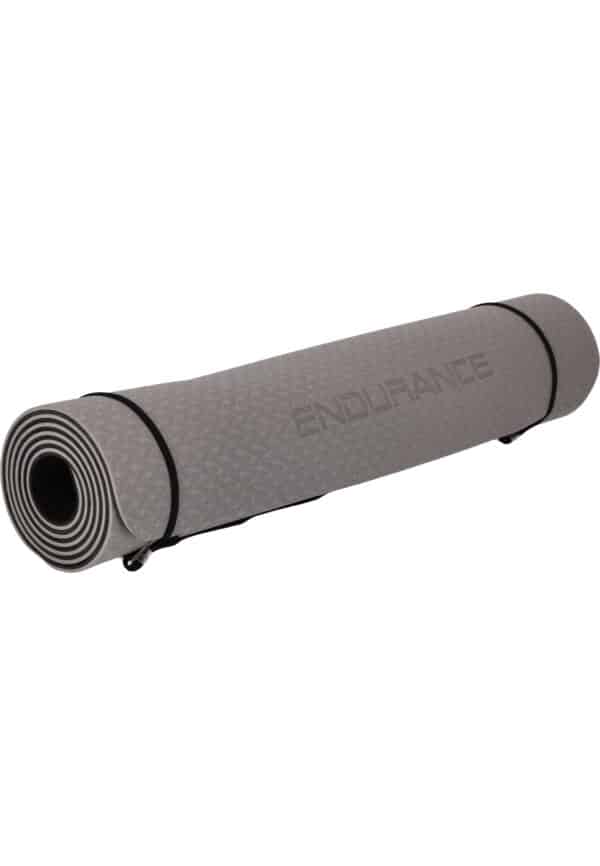 Endurance Yoga Mat 4mm Premium Fitness Gear, Frost Gray