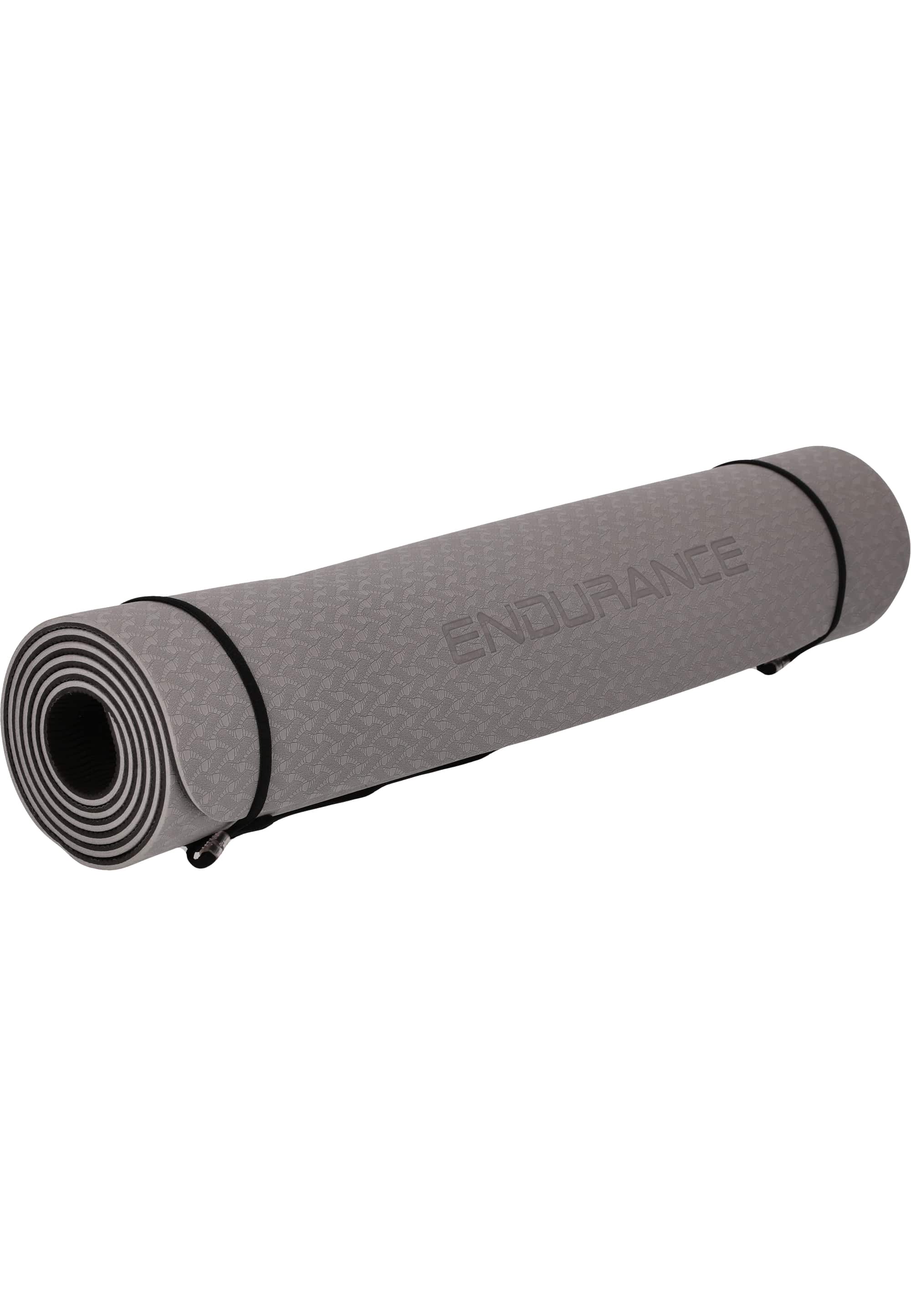 Endurance Yoga Mat 4mm Premium Fitness Gear, Frost Gray