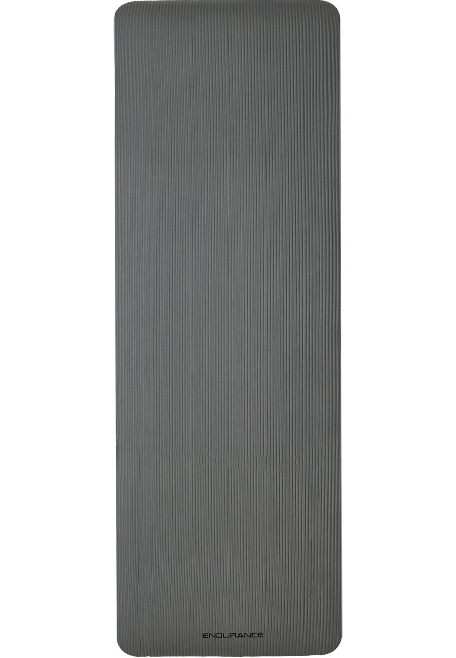 Endurance NBR Mat Fitness Exercise Equipment, Black - Image 2