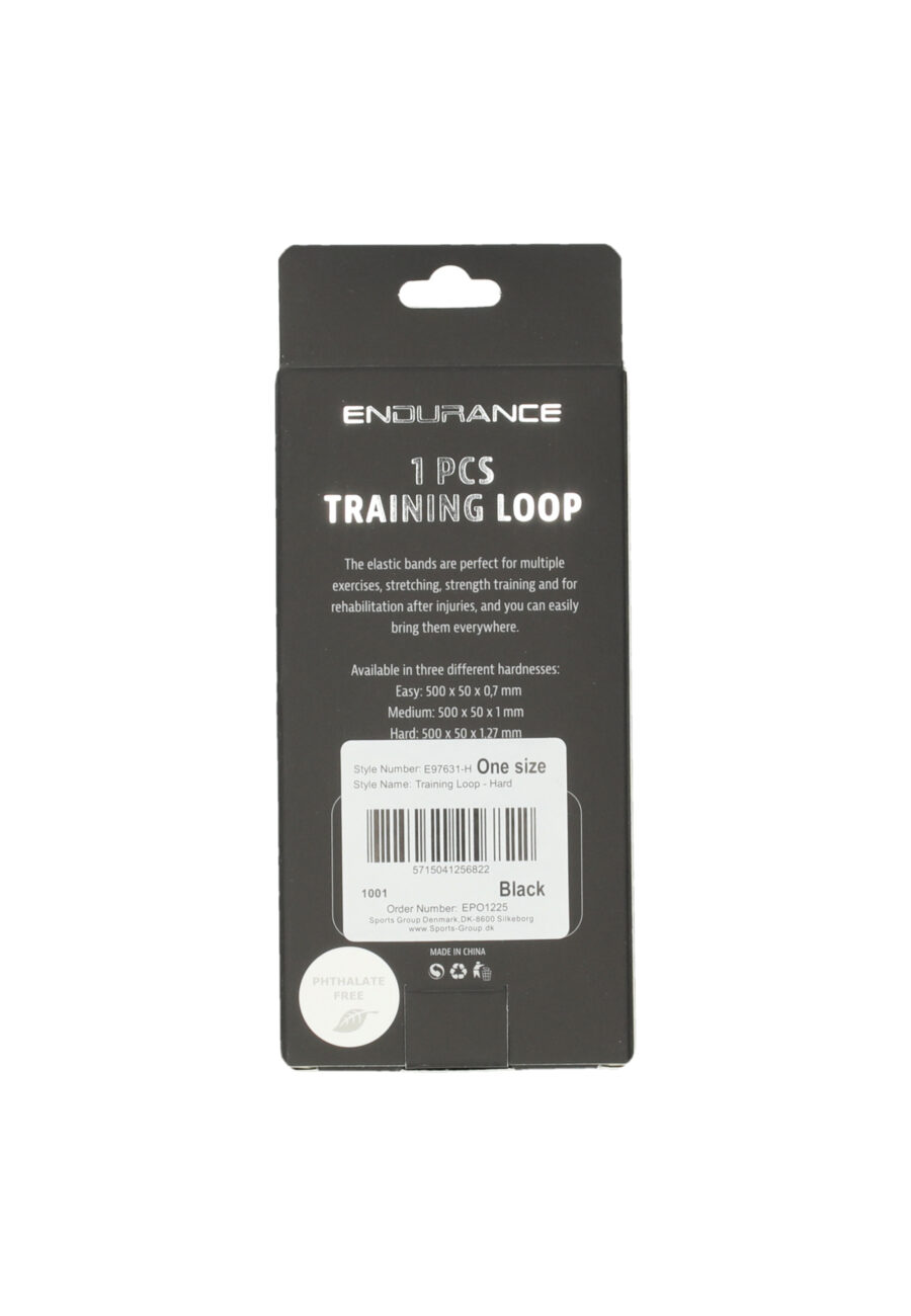 Endurance Training Loop Heavy Resistance Bands, Black - Image 3