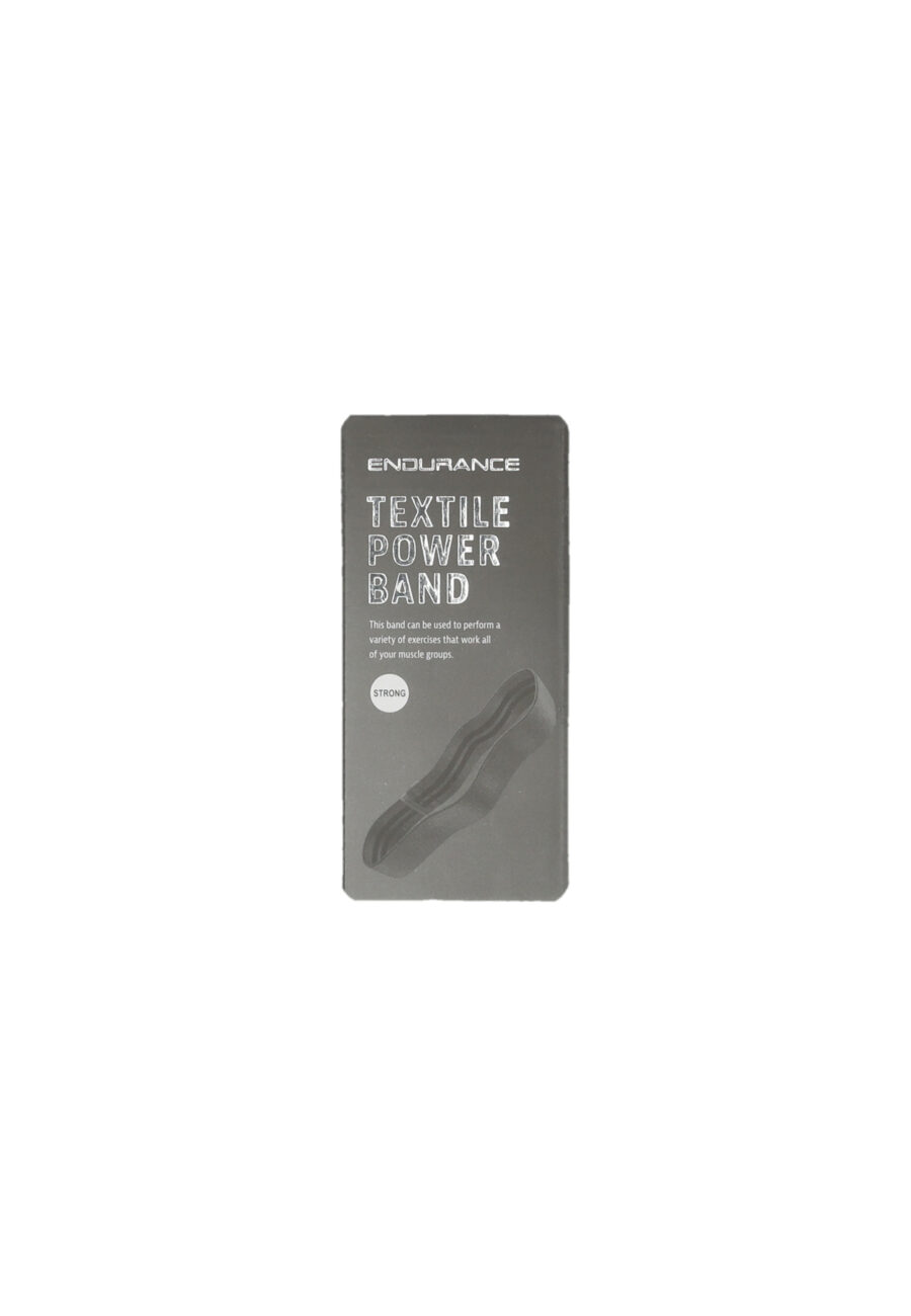 Fitness Textile Power Band Resistance Trainer, Charcoal Gray - Image 4
