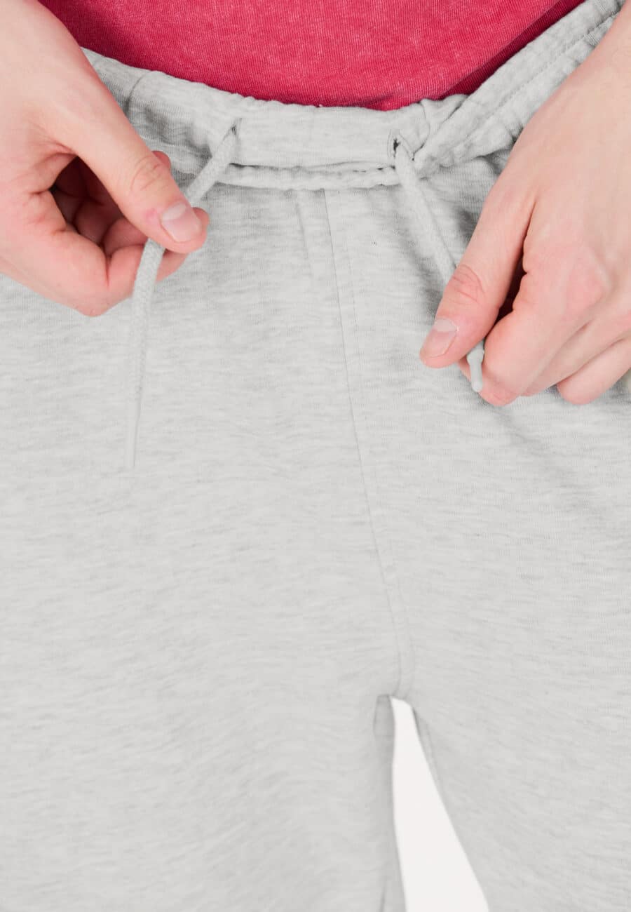 Virtus Kayden Comfortable Sweat Pants, Light Grey Melange - Image 6