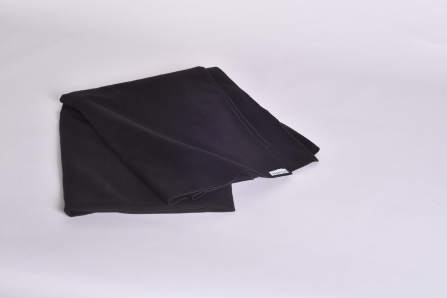 Yuman Yoga Origin Yoga Soft Blanket Wool Mix, Black