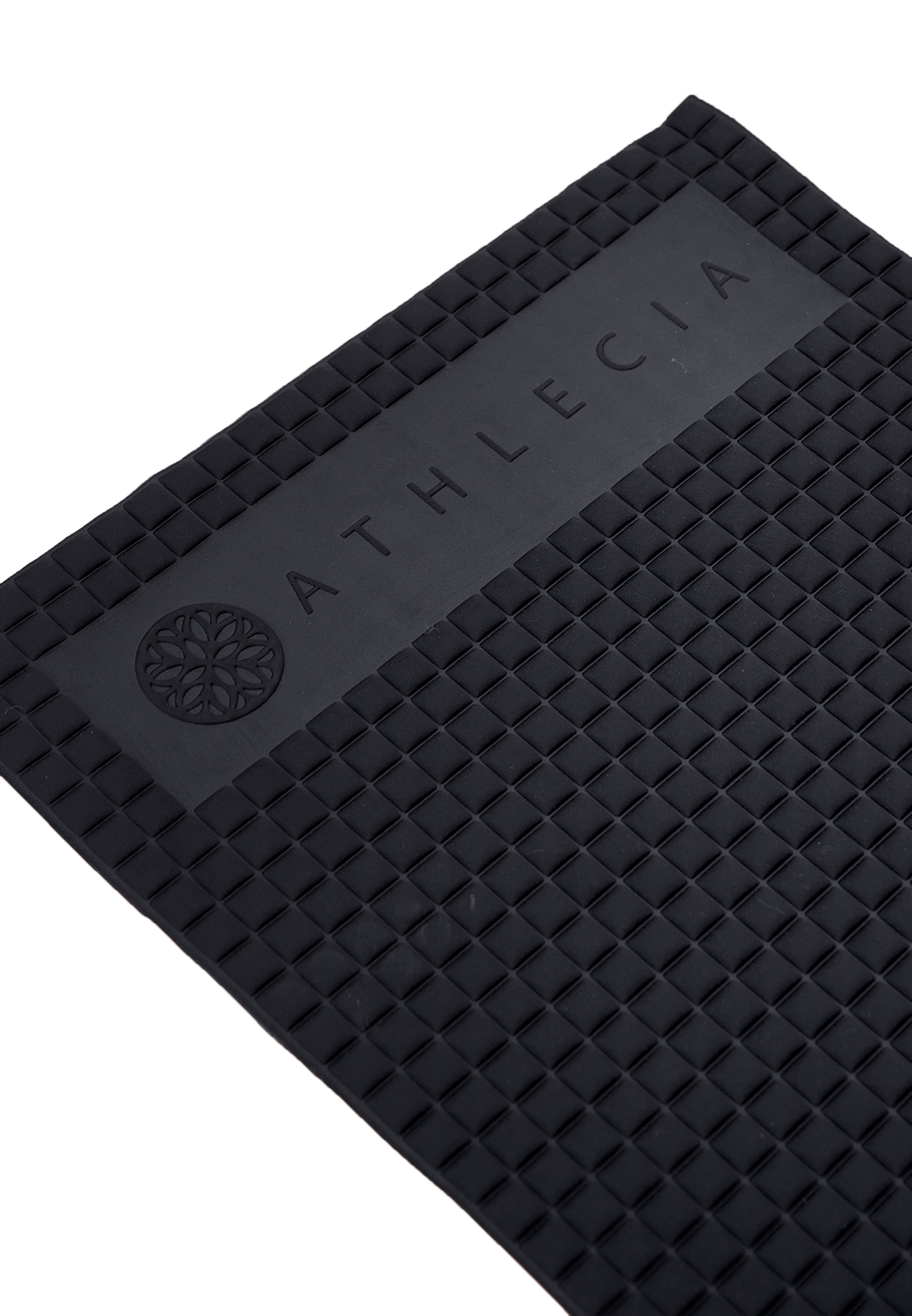 Athlecia Walgia Quilted Neoprene Yoga Mat, Black - Image 2