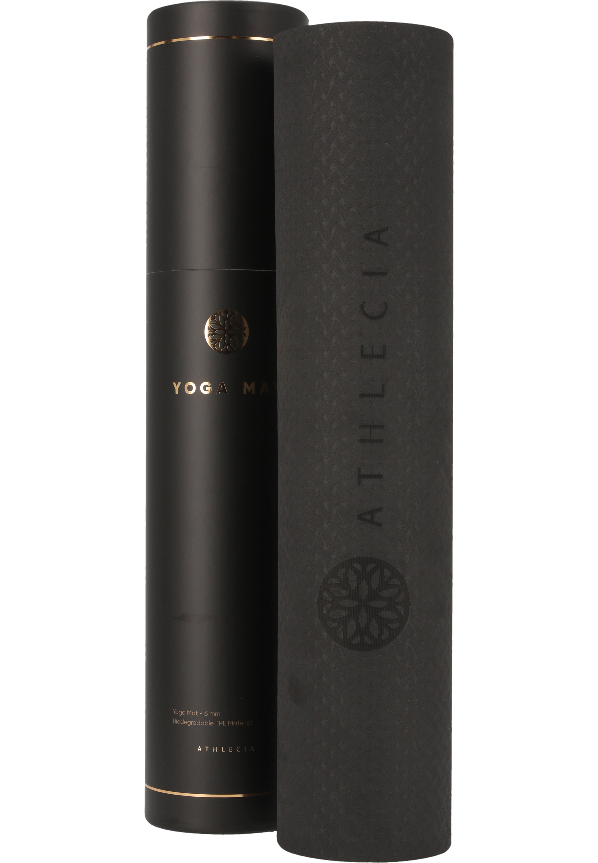 Athlecia Estell Eco-Friendly Yoga Mat, Black