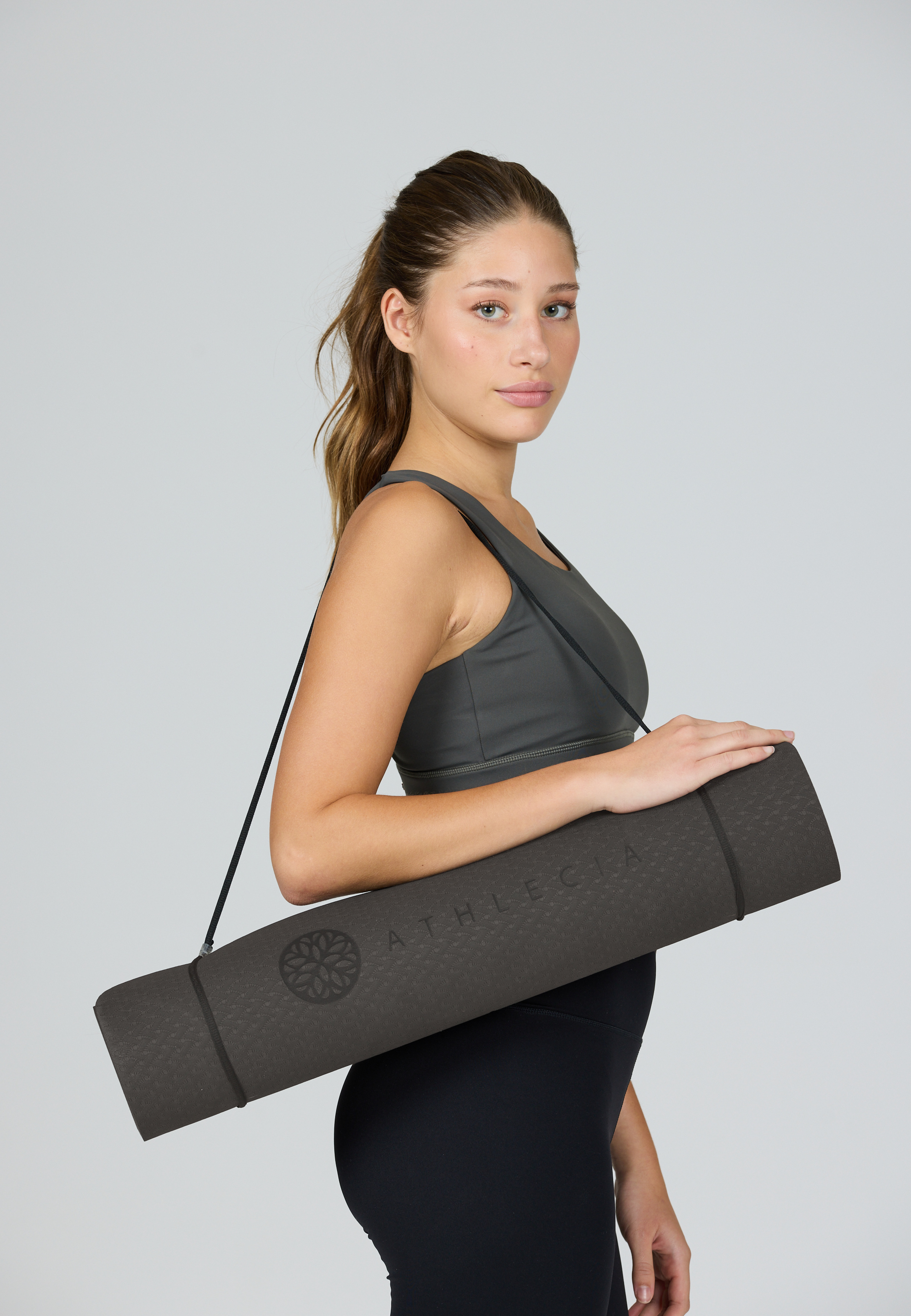 Athlecia Estell Eco-Friendly Yoga Mat, Black - Image 7