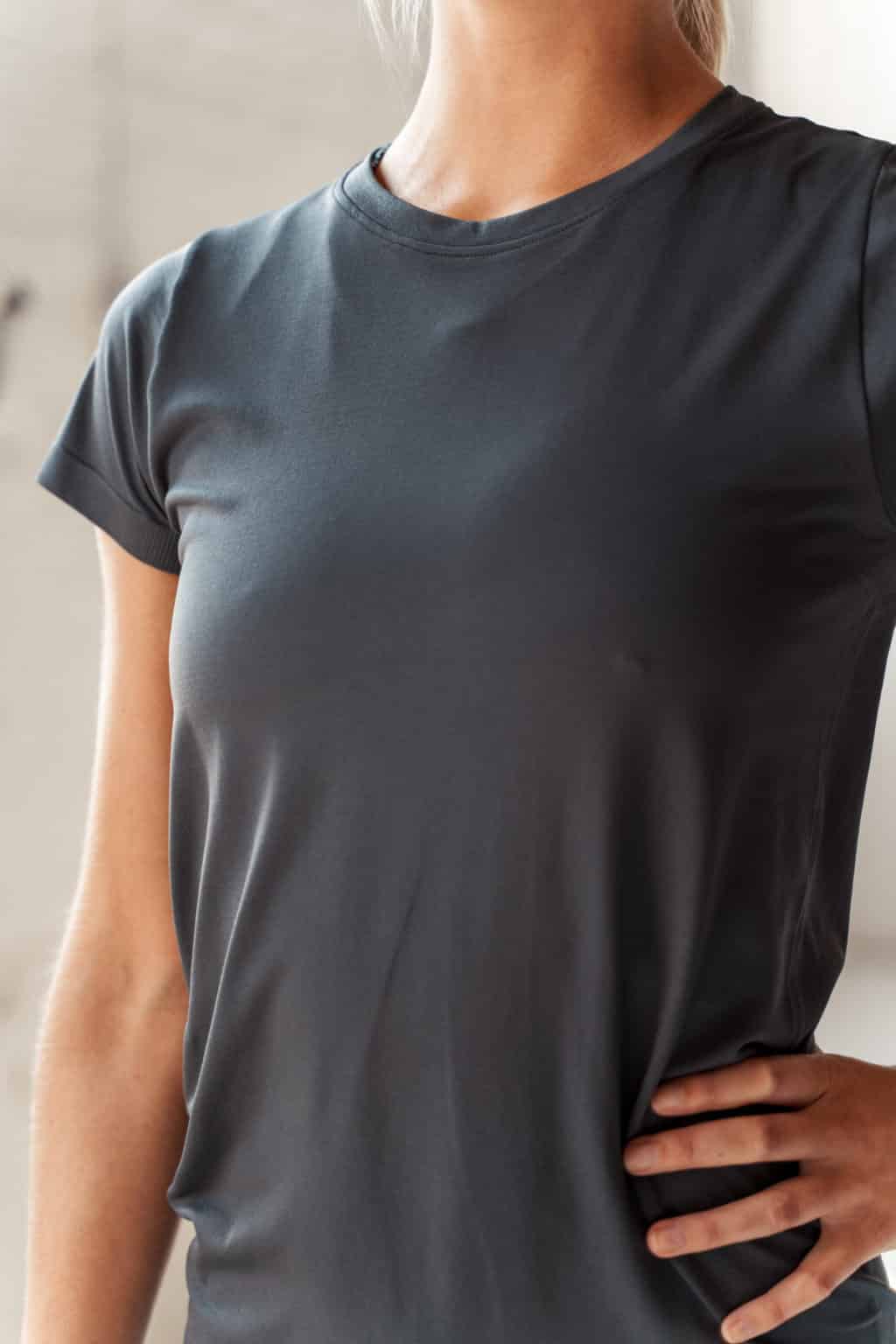 Athlecia Julee Seamless T-Shirt, Black Ink - Image 3