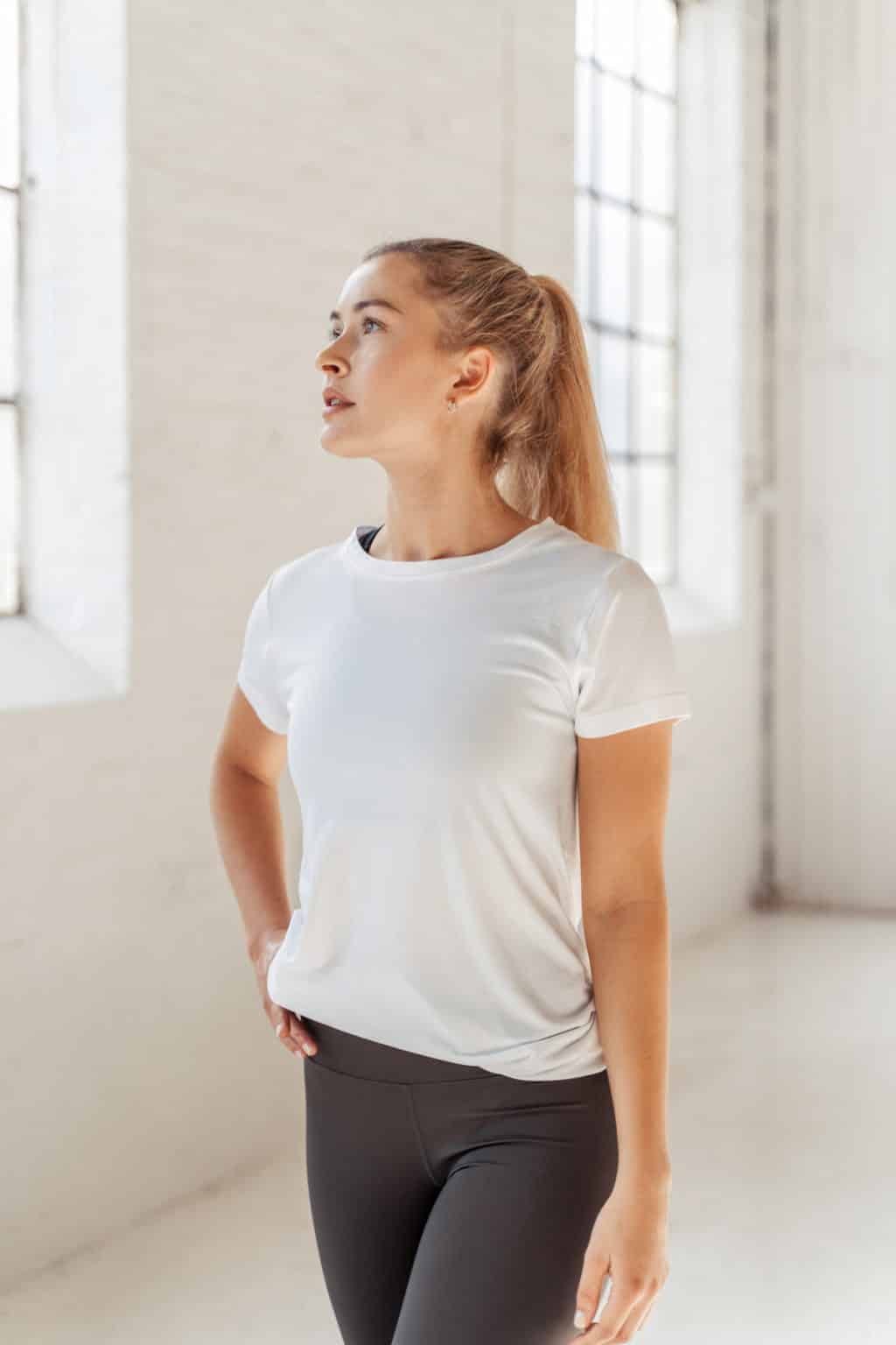 Athlecia Julee Seamless T-Shirt, White - Image 10