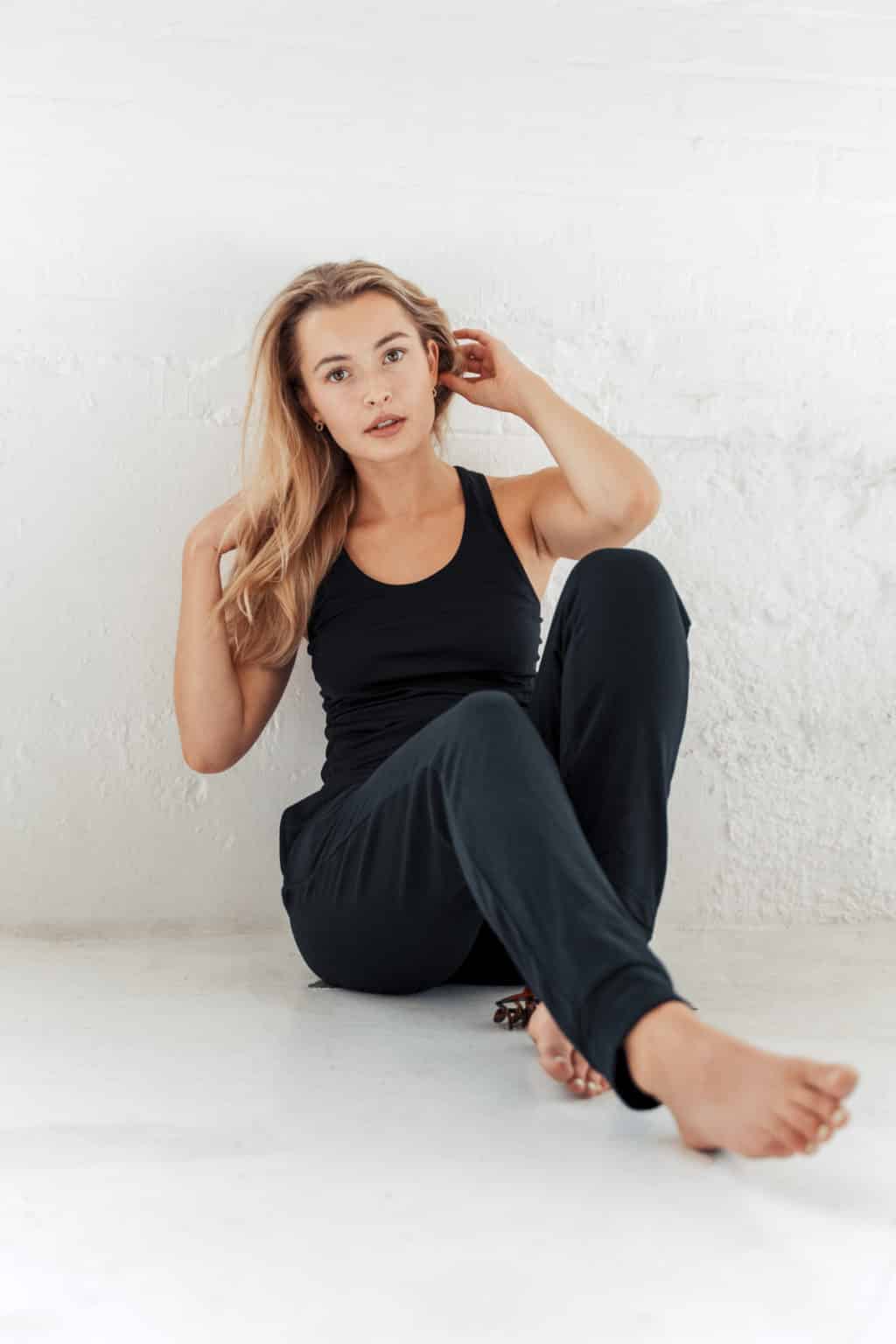Athlecia Karolina Seamless Top, Black - Image 6